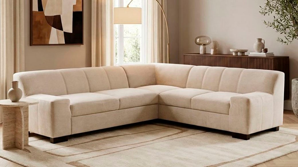 OTTO home 1100000002199 "Faxxe 249 x 214 cm, auch mit Schlaffunktion" aus pflegeleichtem, weichem Bezugsstoff, L-Form