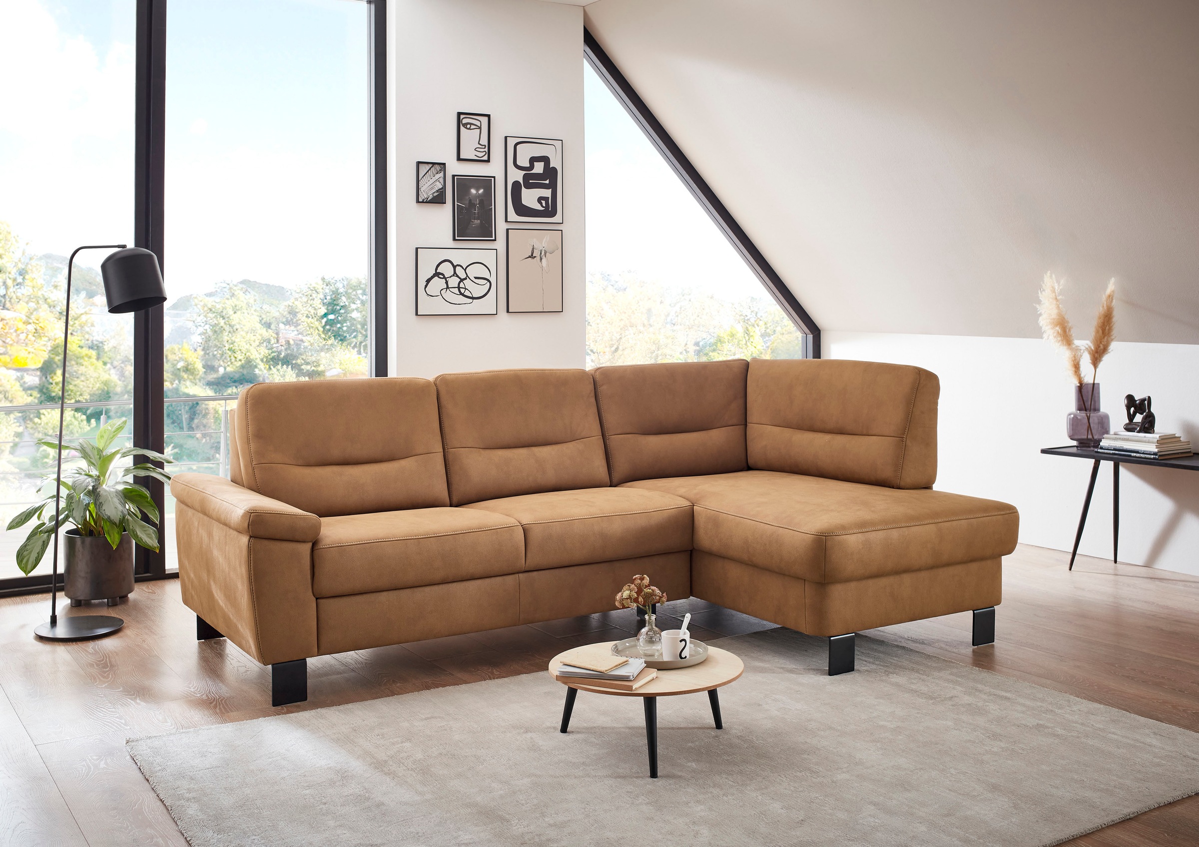 Die PlanBar Ecksofa "PP-PF23172 L-Form, Breite 244 cm" Eckgarnitur mit beso günstig online kaufen