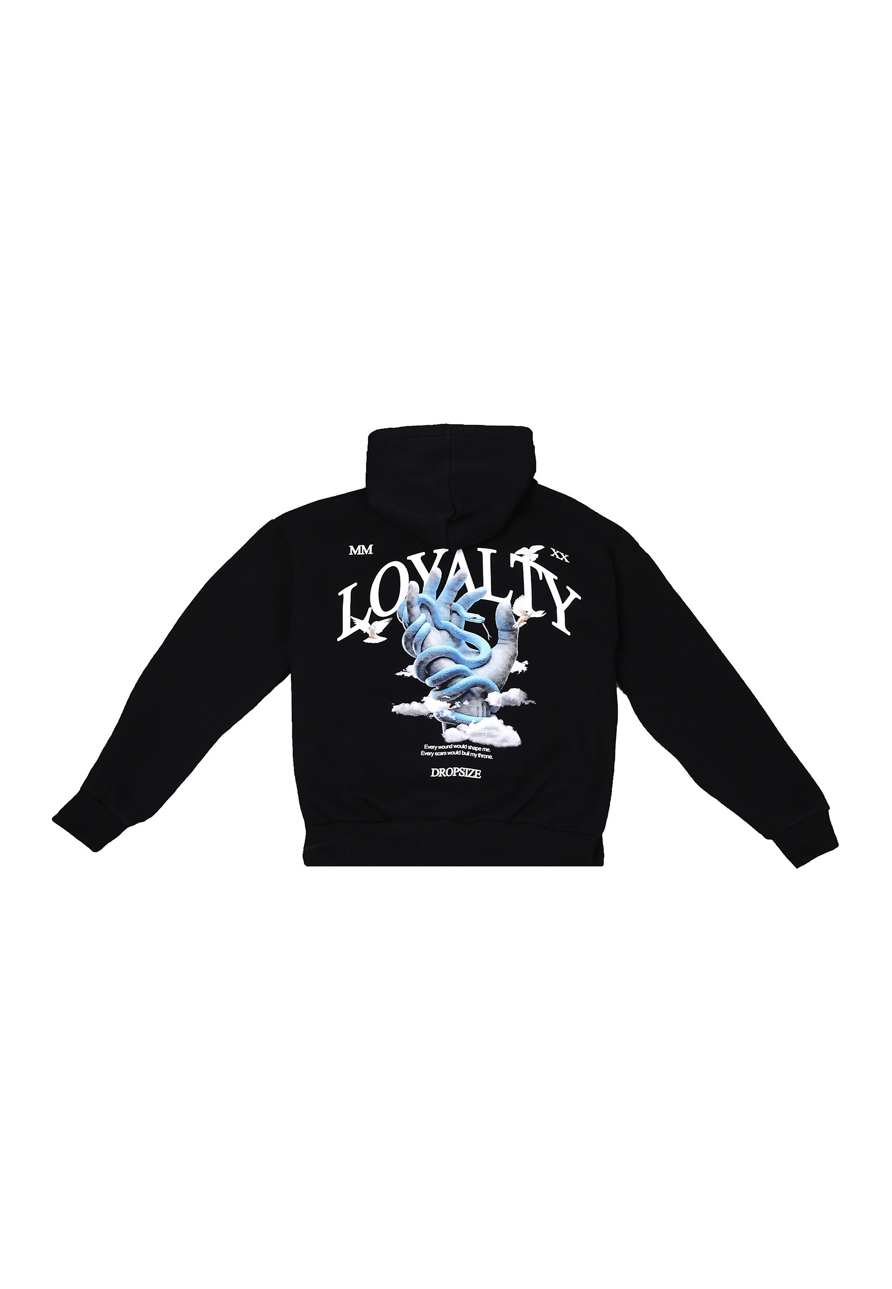 Dropsize Kapuzenpullover »Dropsize HEAVY OVERSIZE SNAKE HAND HOODIE« 1 Stk.