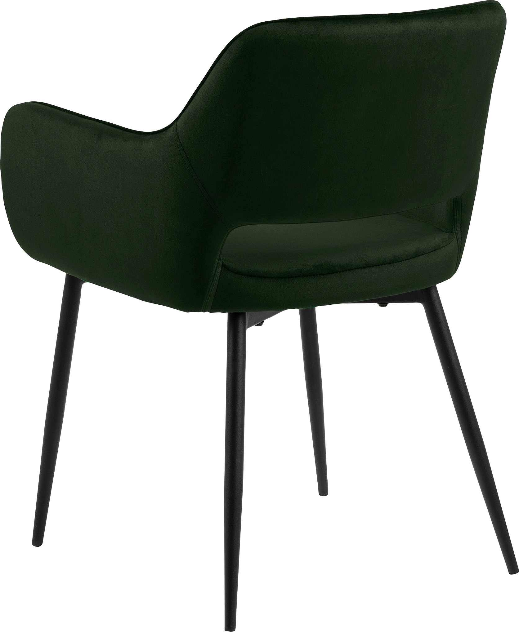 ACTONA GROUP Esszimmerstuhl »Ranja«, Samtstoff, 2er Set, Metallbeine und Armlehnen, Sitzhöhe 47 cm