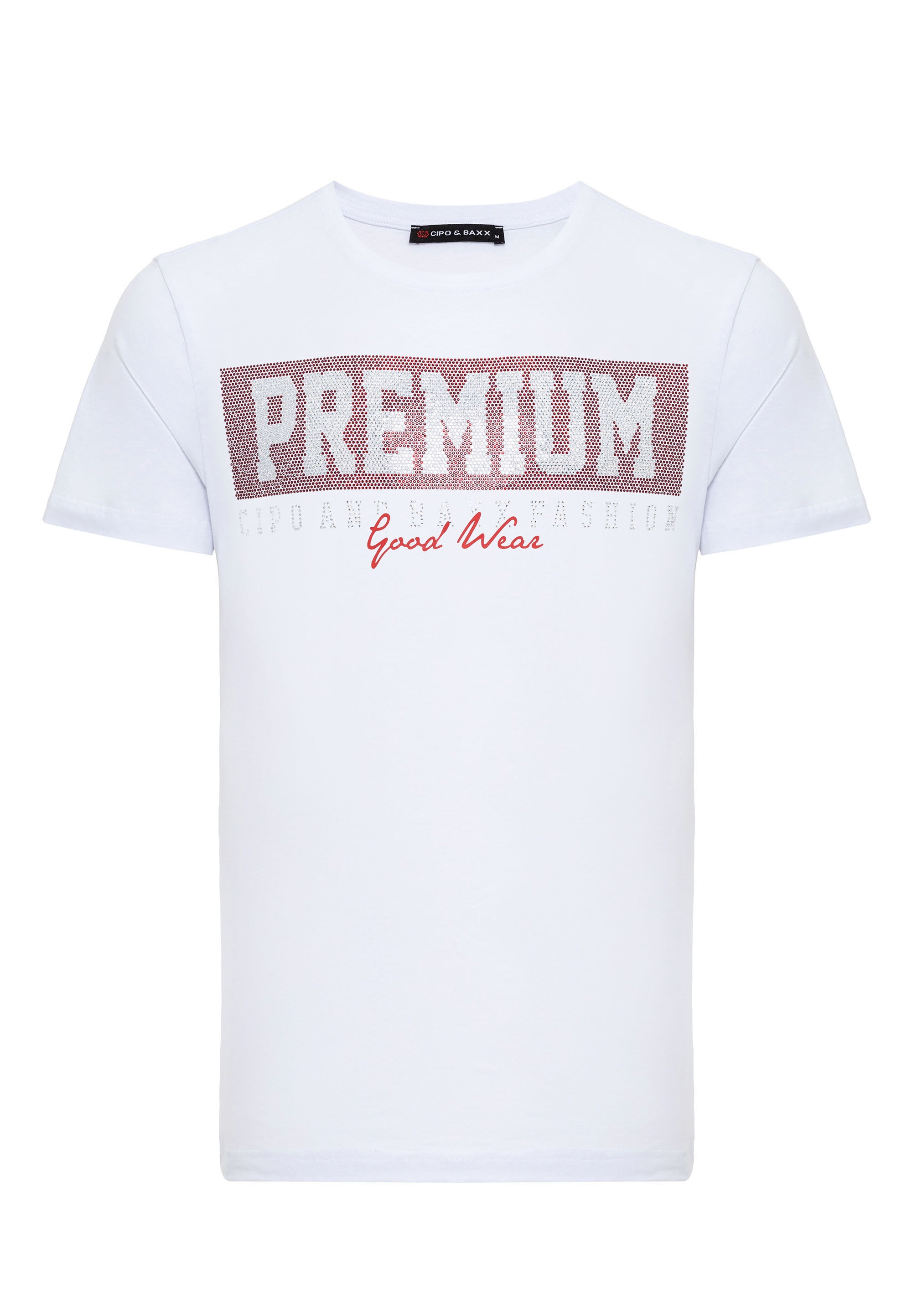 Cipo & Baxx T-Shirt "T-Shirt", mit lässigem Brustprint-Design günstig online kaufen