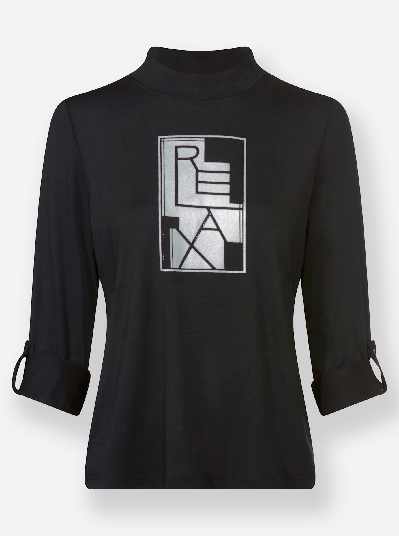 Inspirationen Stehkragenshirt »Stehkragen-Shirt«, (1 tlg.)