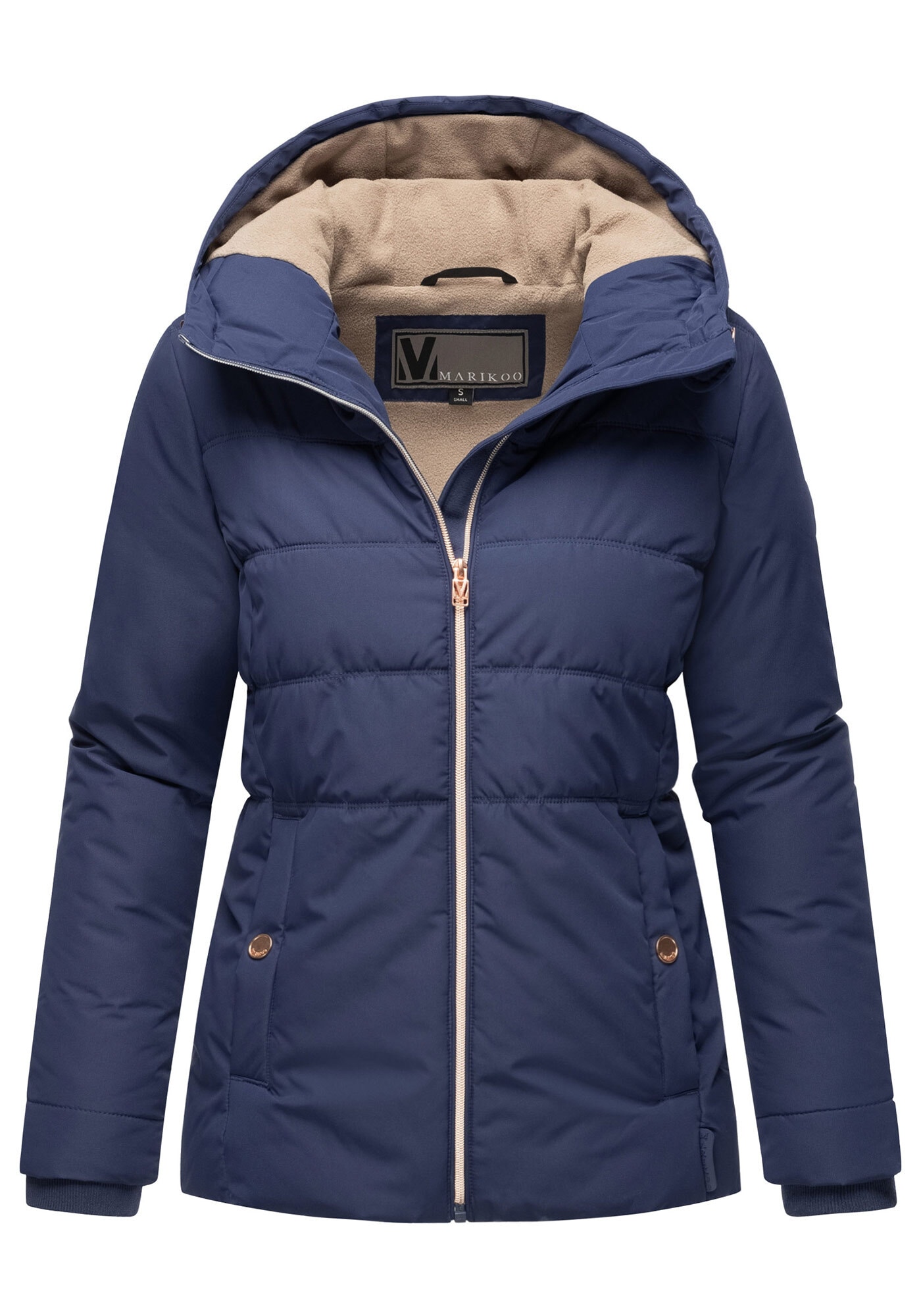 Marikoo Steppjacke »Alemee«, Mit warmen Fleecestoff im Inneren