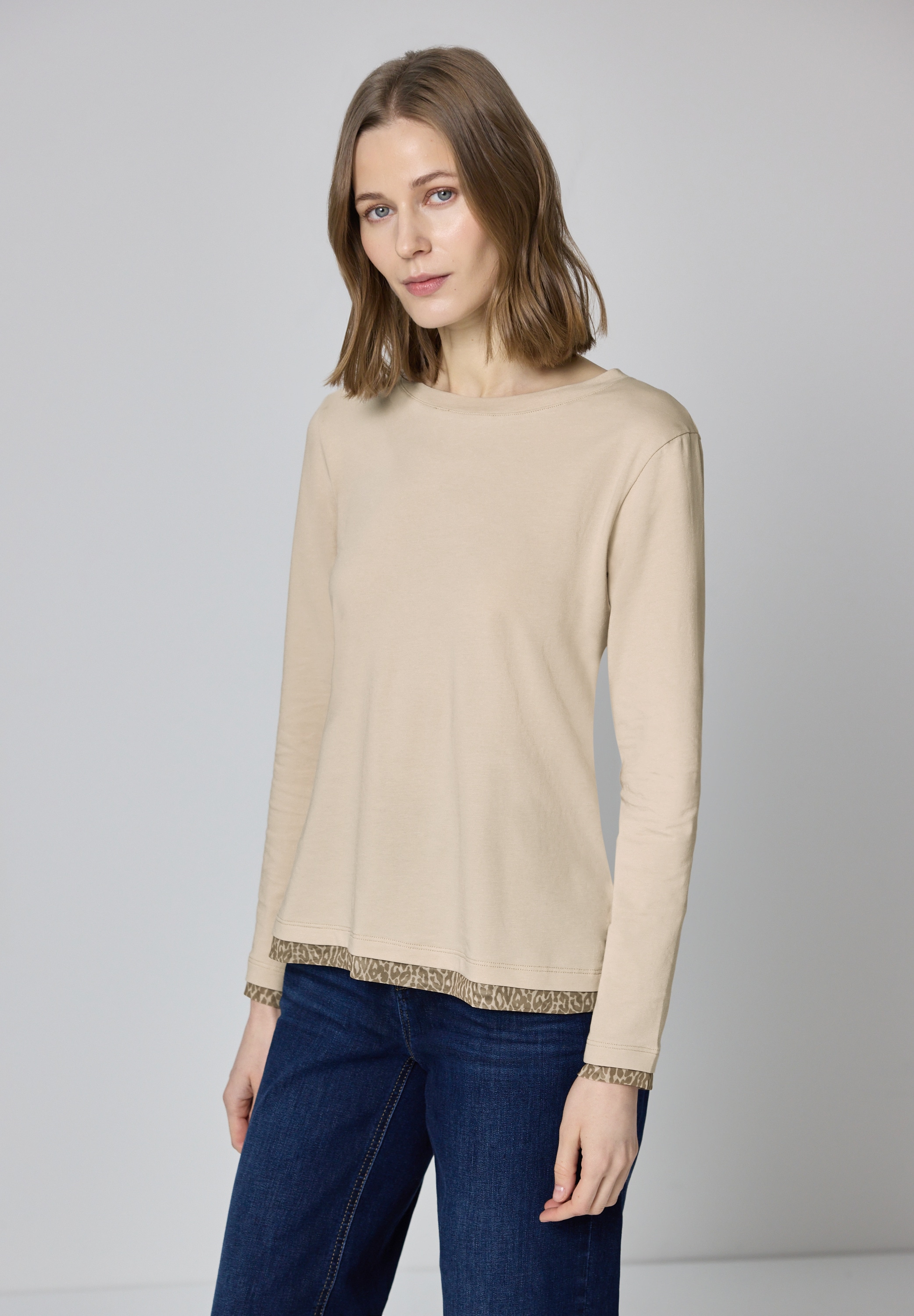 STREET ONE Langarmshirt Jersey