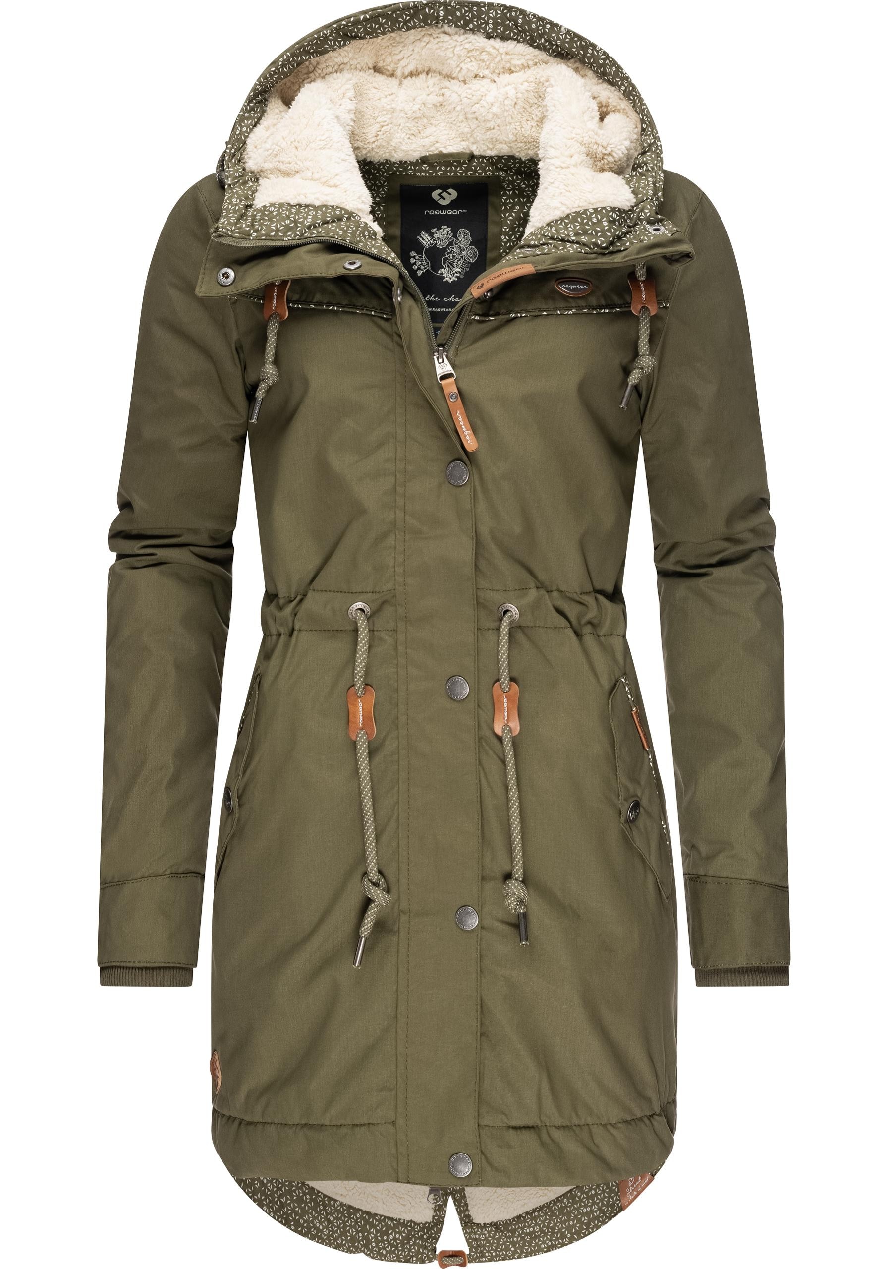 Ragwear Winterjacke »Canny II Warm Damen BAUR Intl.«, bestellen mit Kapuze, gefütterter Parka mit Kapuze | für