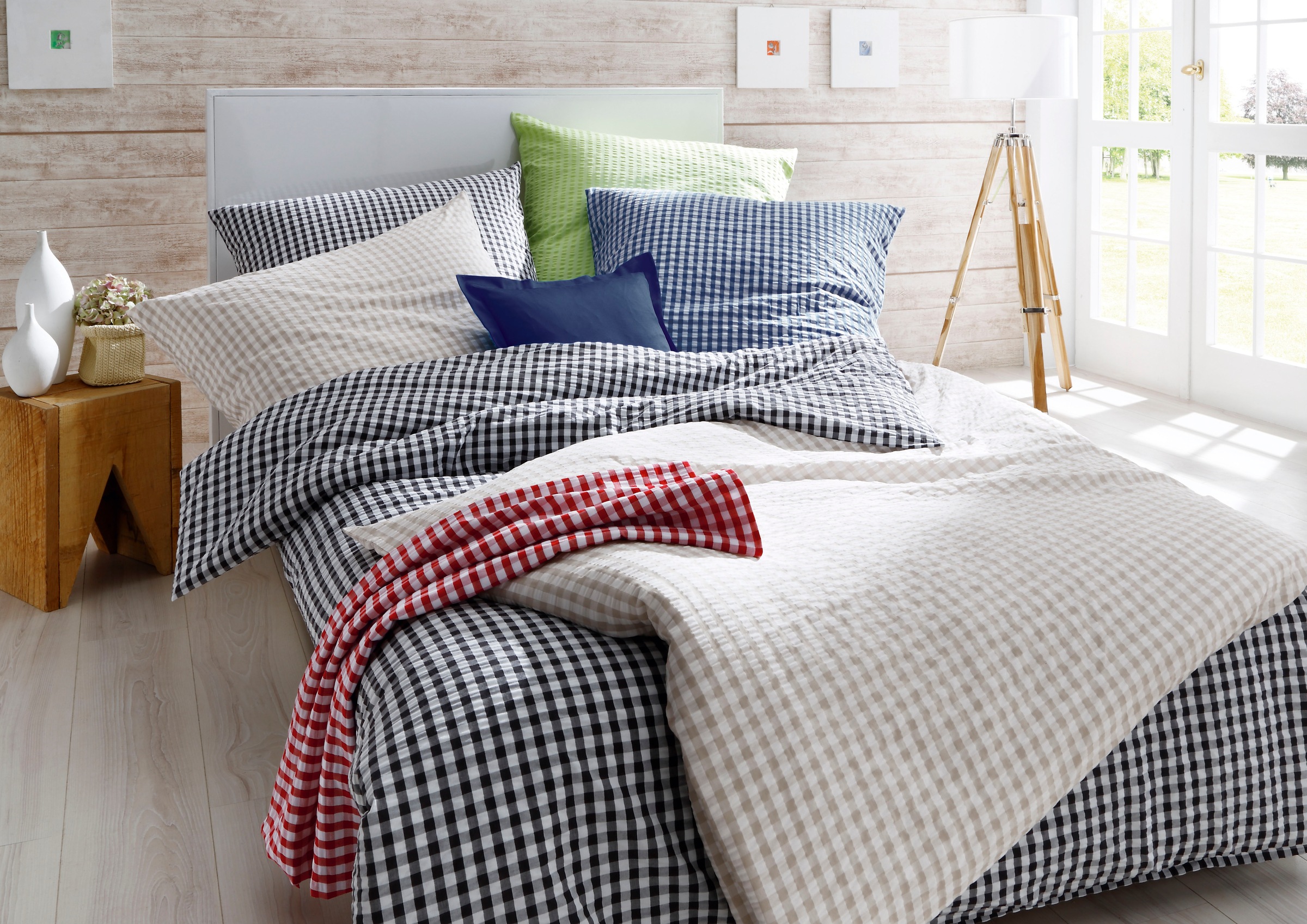 Thumbnail - fleuresse Bettwäsche "Rio" 2 Stk. tlg. Seersucker 100% Baumwolle, bügelfrei, atmungsaktiv, OEKO-TEX