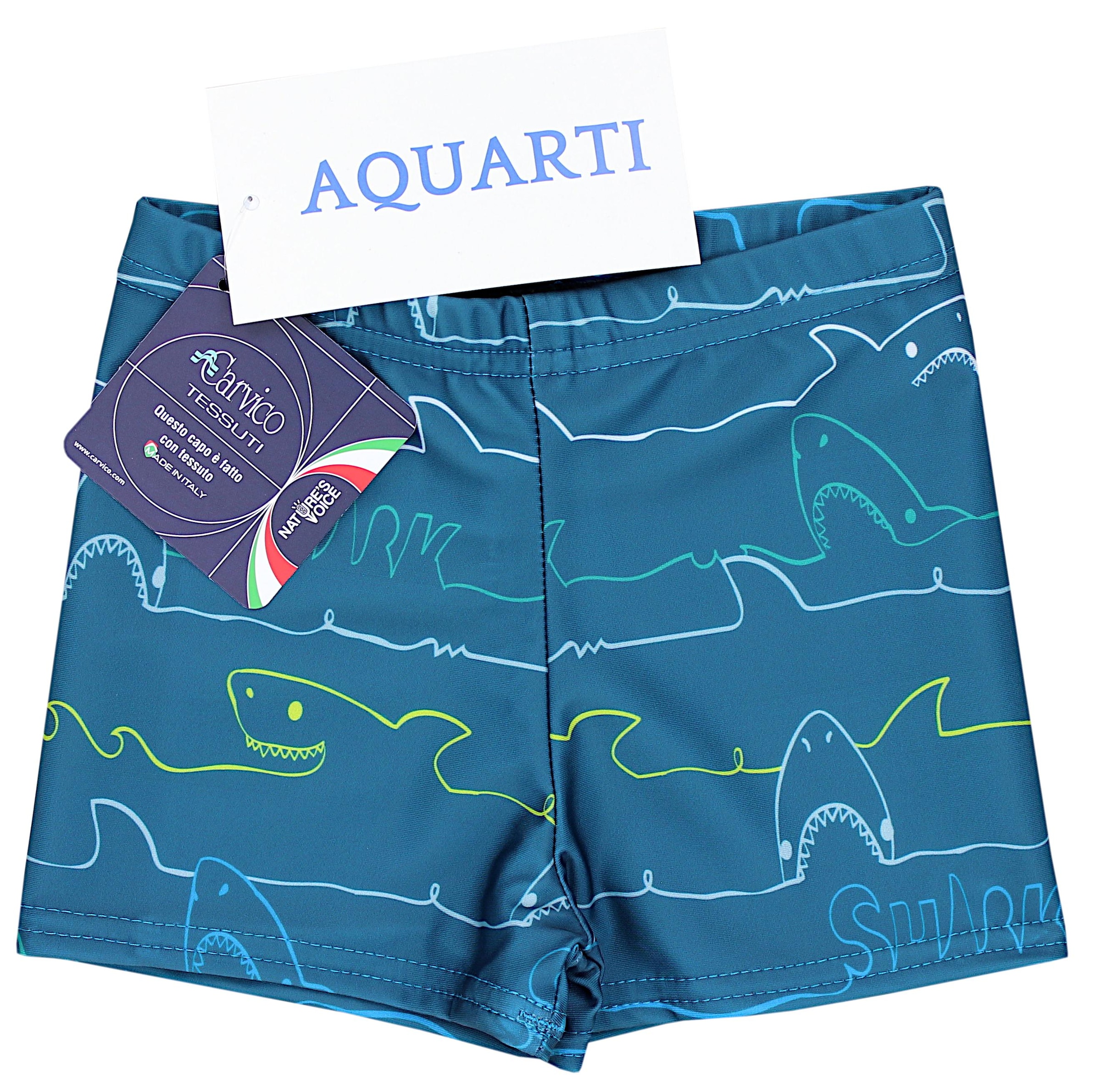 AQUARTI Badehose »Badehose Jungen Badehose Gestreift mit Motiven«