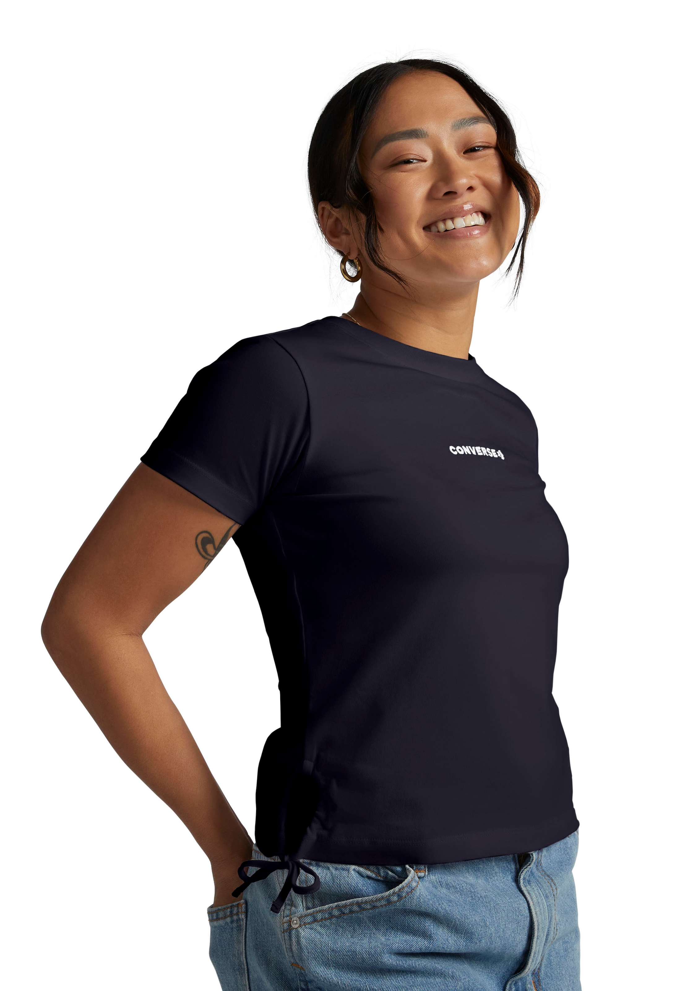 Converse T-Shirt »WORDMARK FASHION NOVELTY TOP« für bestellen | BAUR | Sport-T-Shirts