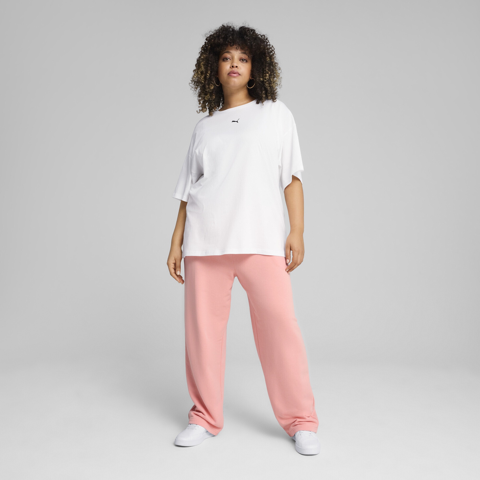 PUMA Sporthose "ESS Small No. 1 Logo Comfort Straight Hose Damen" günstig online kaufen