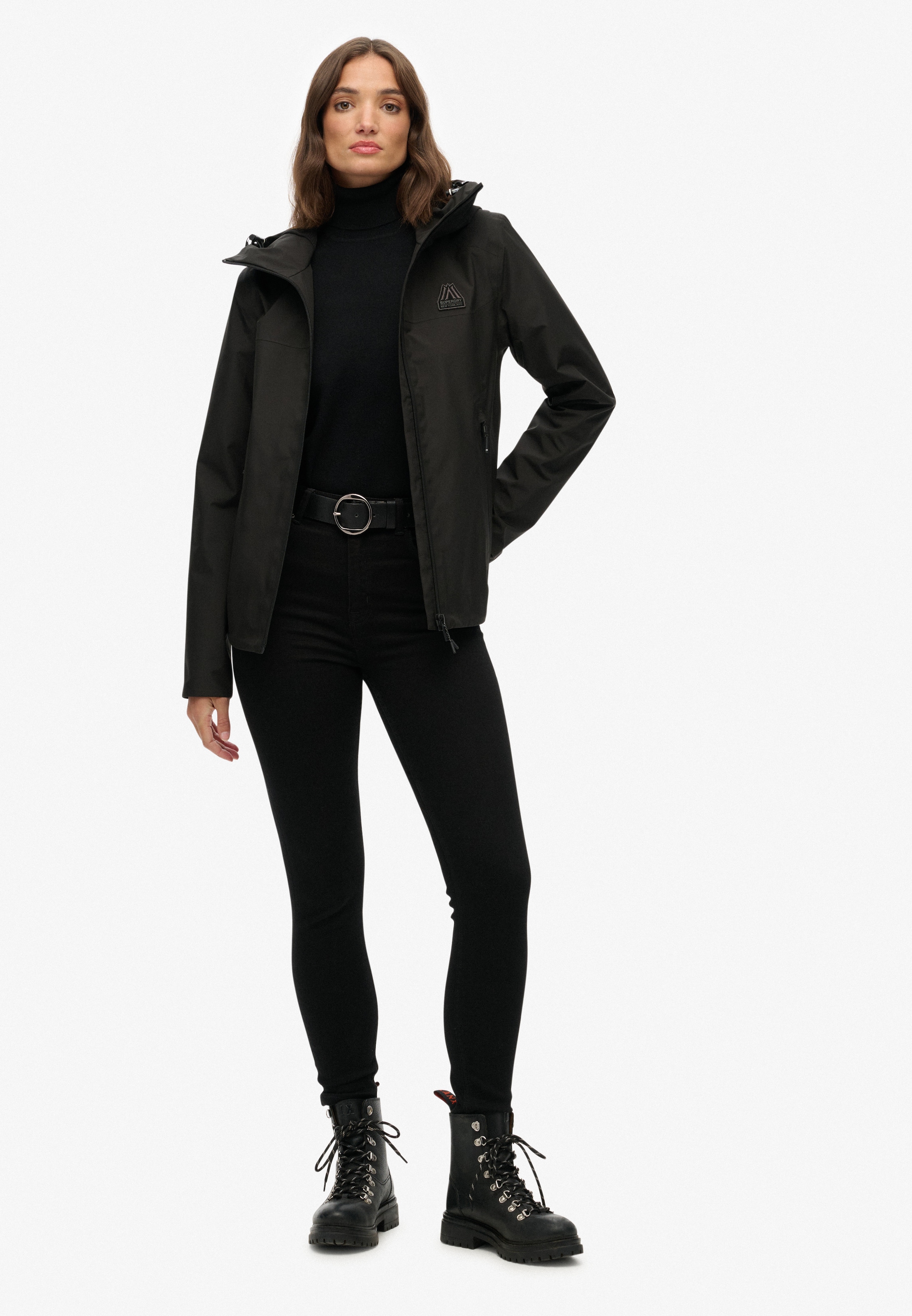 Superdry Outdoorjacke »WATERPROOF JACKET«, mit Kapuze, Wasserdicht (Säule wird nachgereicht)