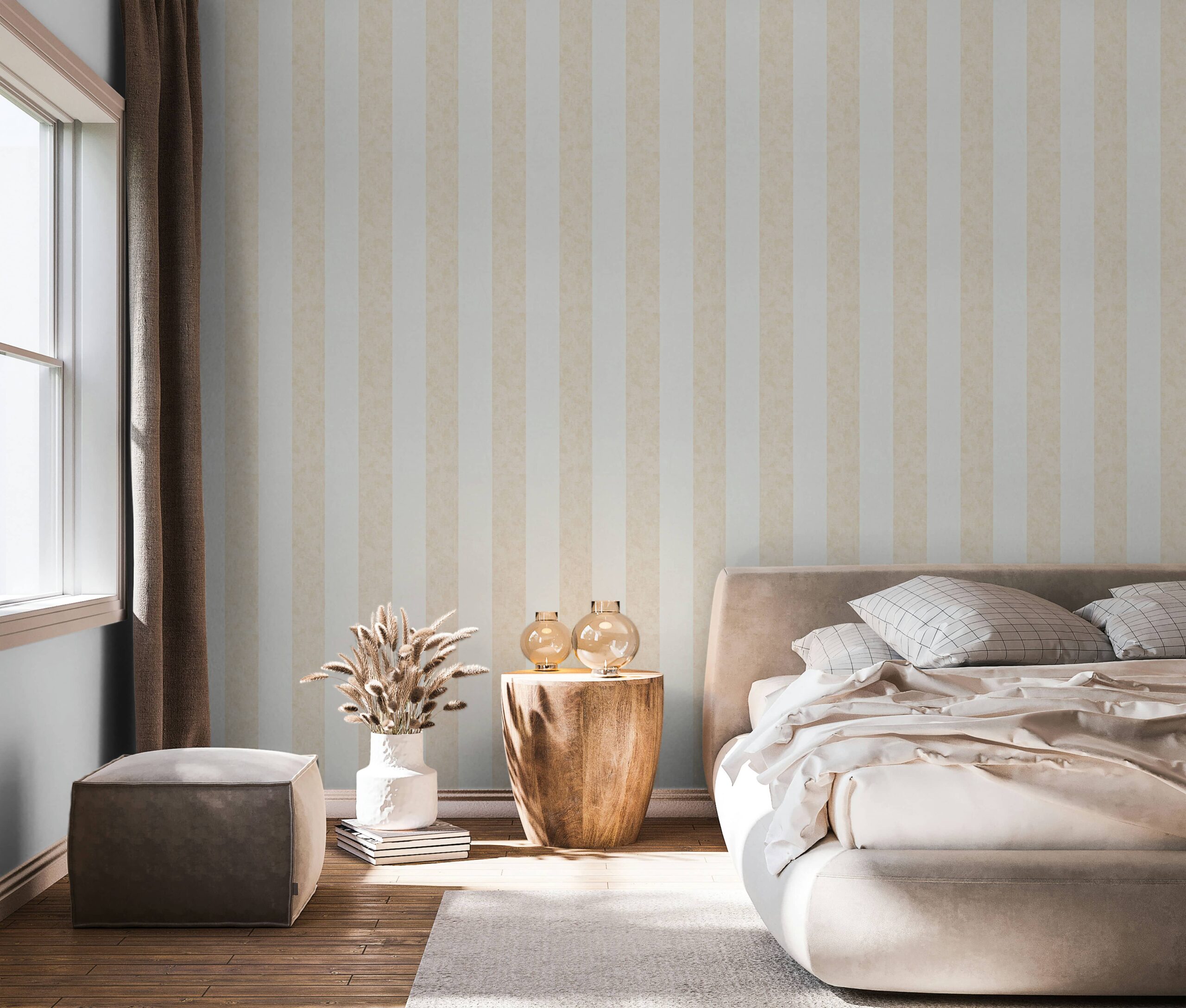 Marburg Vliestapete "Striking Stripes" Streifen moderne Tapete für Wohnzimmer Schlafzimmer Küche