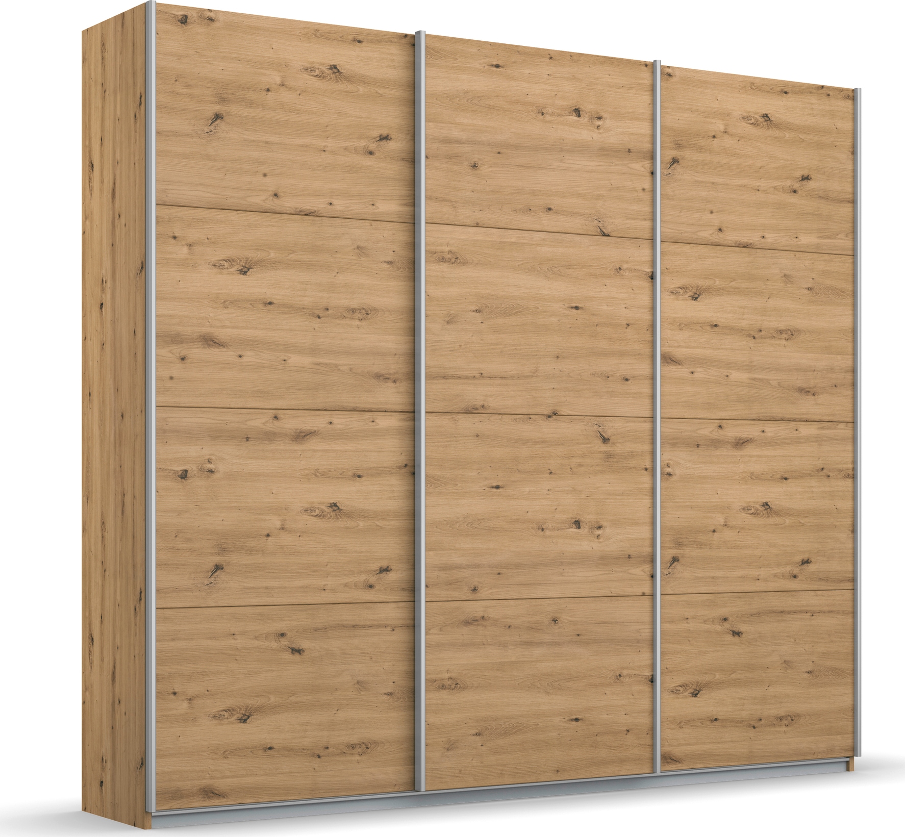 rauch Schwebetürenschrank »Kleiderschrank Schrank Garderobe KOLUNA mit Dekor-Front«, inkl. 2 Innenschubladen sowie extra Einlegeböden MADE IN GERMANY