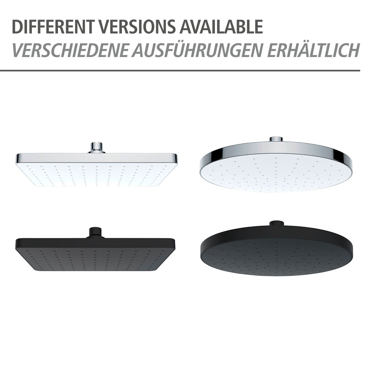 WENKO Regenduschkopf "Automatic Cleaning" 1 Stk. tlg. 25 x 17 cm günstig online kaufen