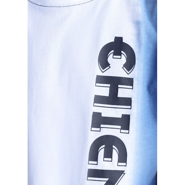 Chiemsee T-Shirt »Dip Dye«, mit coolem Farbverlauf und Logodruck bestellen  | BAUR