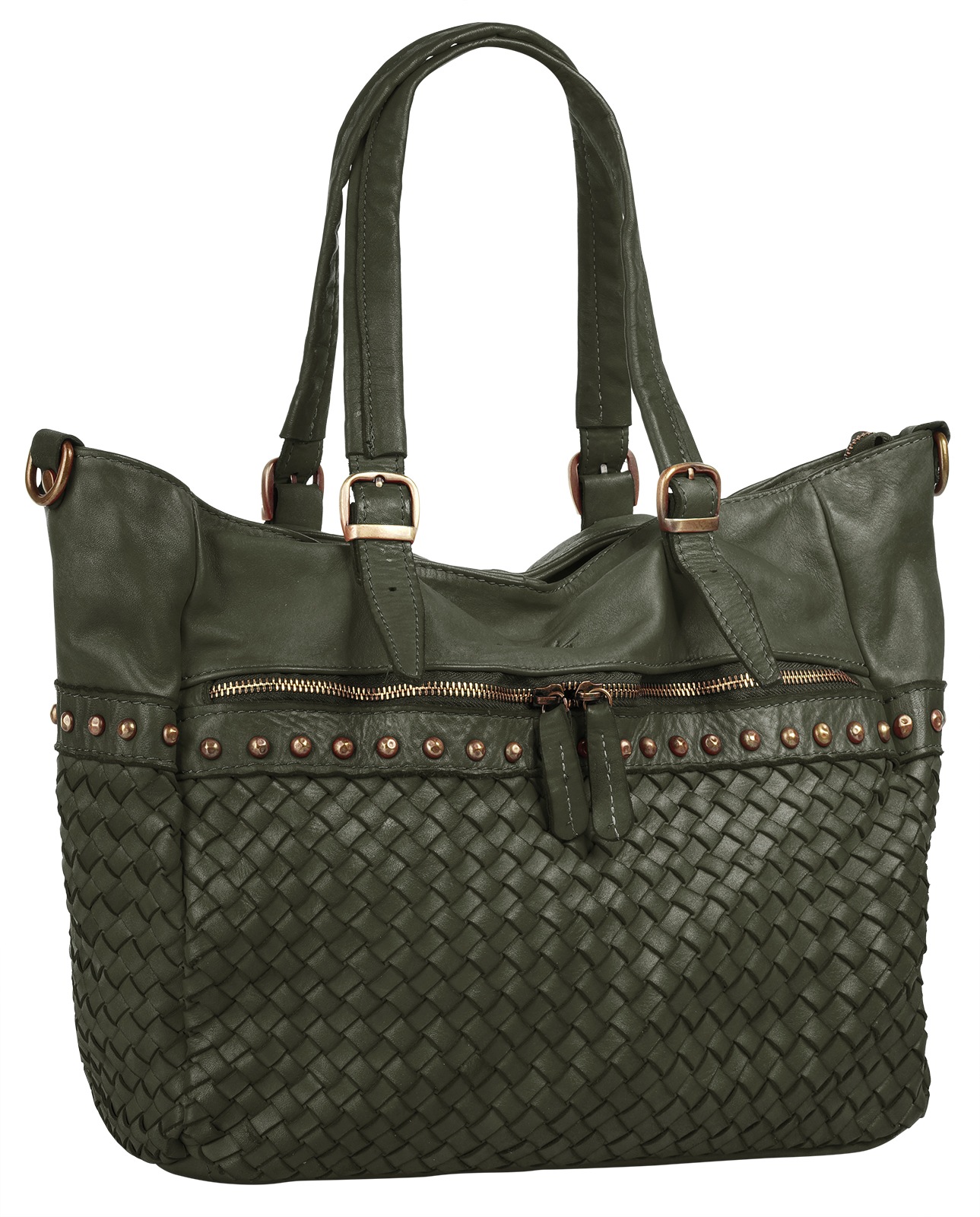 Samantha Look Shopper, echt Leder, Made in Italy