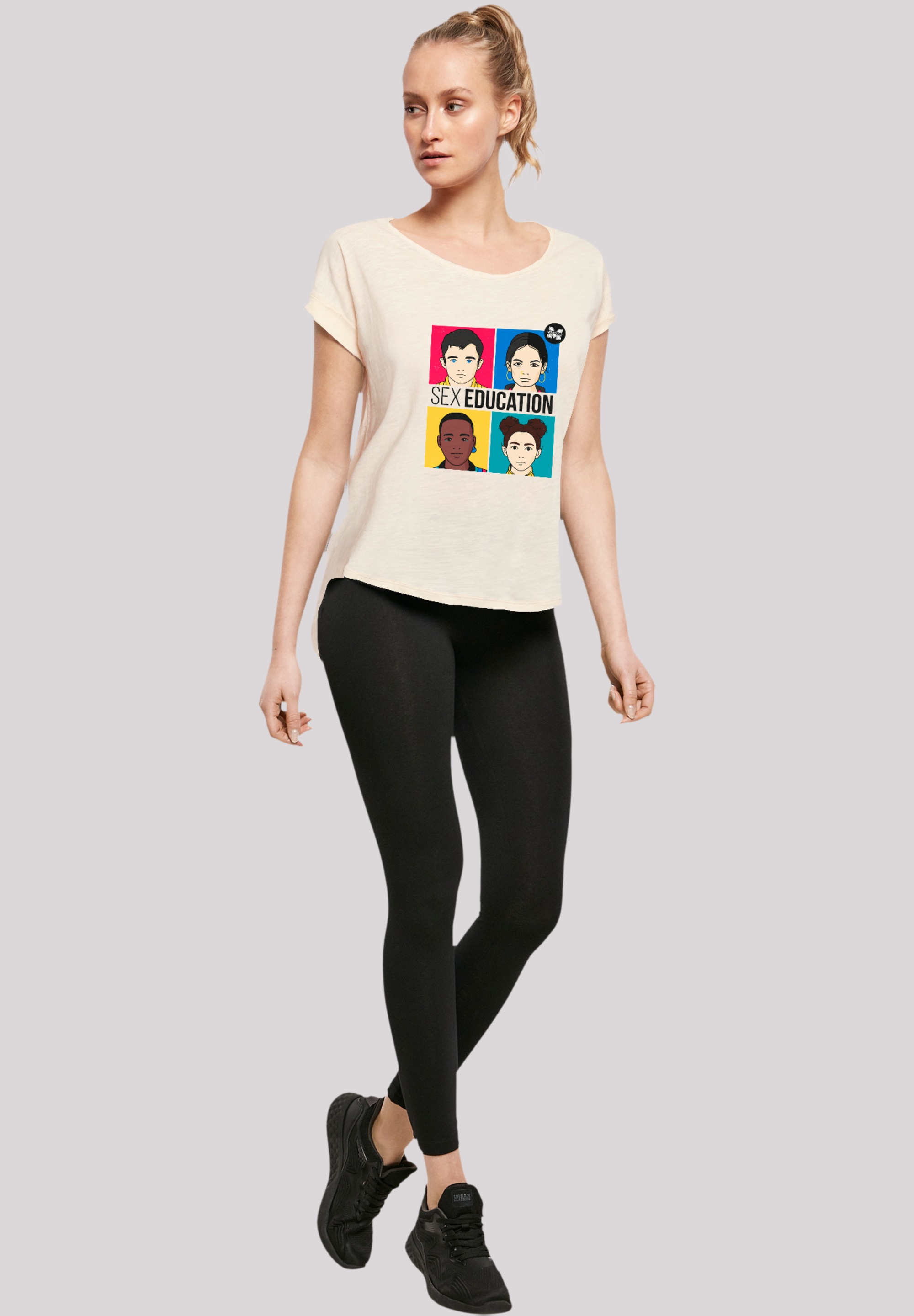 F4NT4STIC T-Shirt »Sex Education Teen Illustrated Netflix TV Series«, Premium Qualität