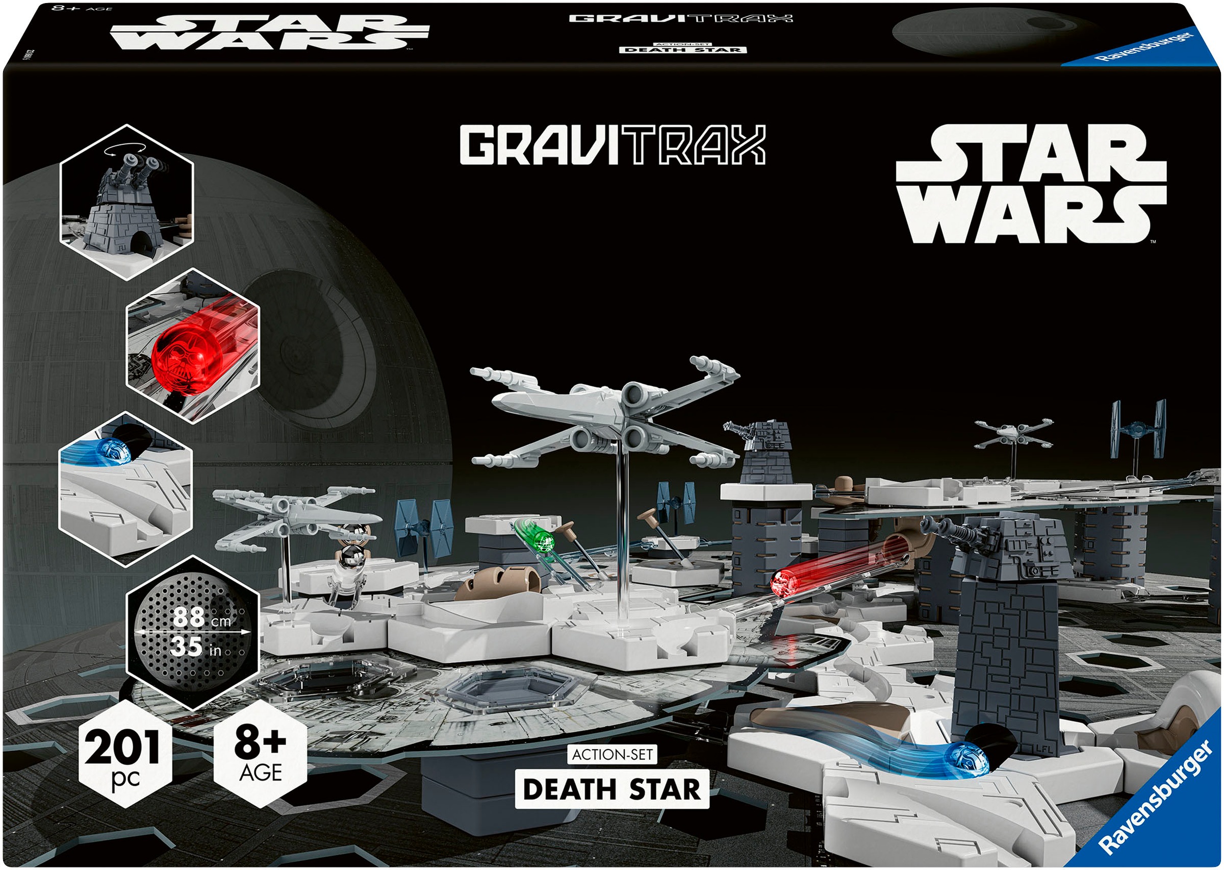 Ravensburger Kugelbahn-Bausatz »GraviTrax Star Wars Action-Set Deathstar« Made in Europe