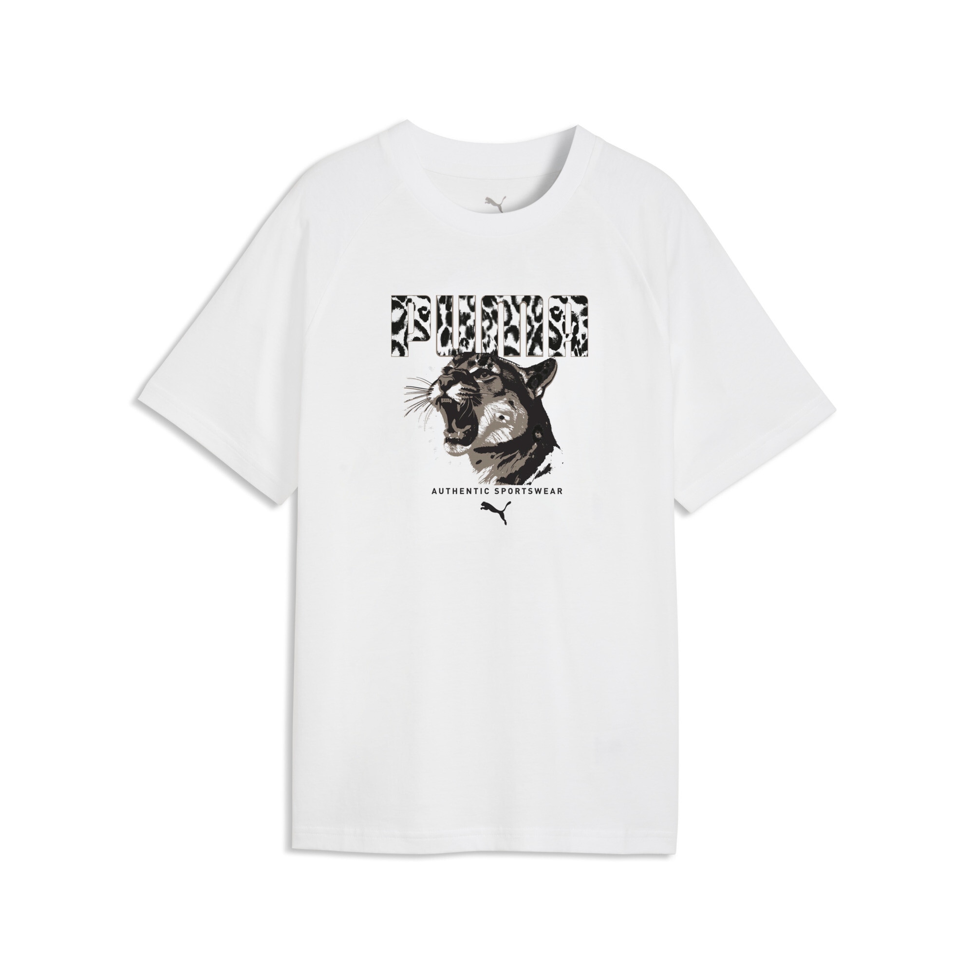 PUMA T-Shirt "GRAPHICS ANIMAL RELAXED TEE G" Kurzarm, sportlicher Stil