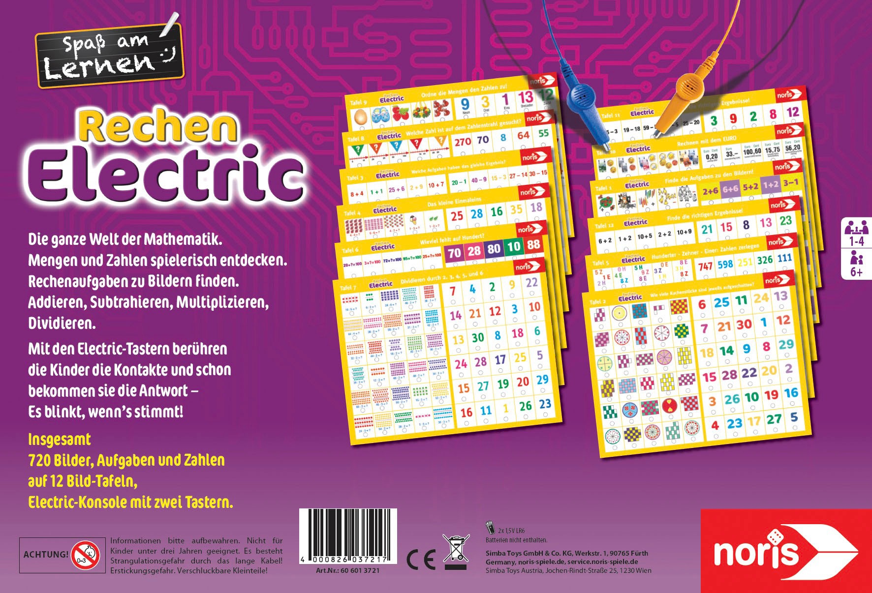 Noris Spiel »Rechen Electric«