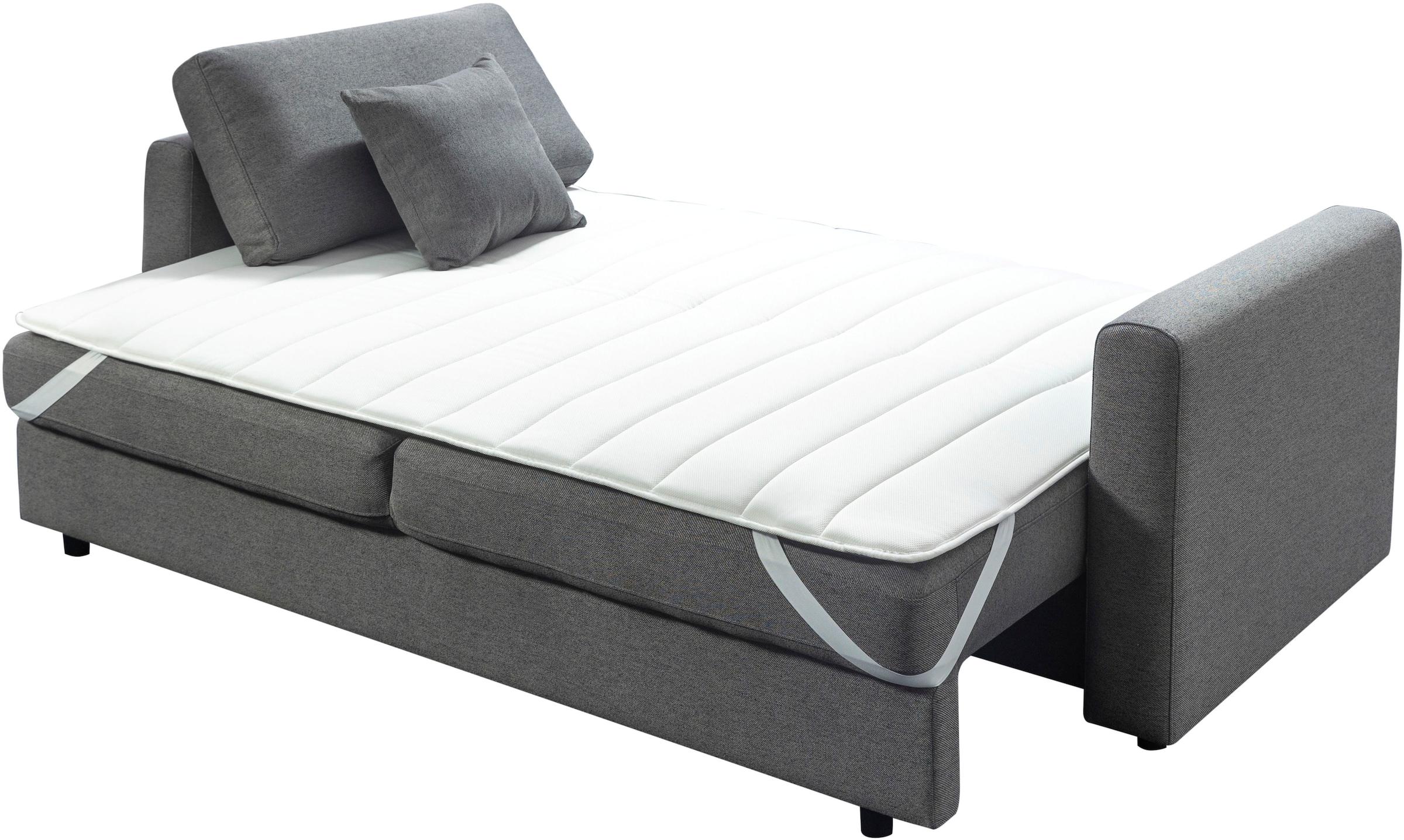 OTTO home Schlafsofa »LIOORA 3-Sitzer (240cm), Cord und Webstoff« Bettfunktion & Bettkasten, Premium Sitzkomfort (HR-Schaum/Federkern)