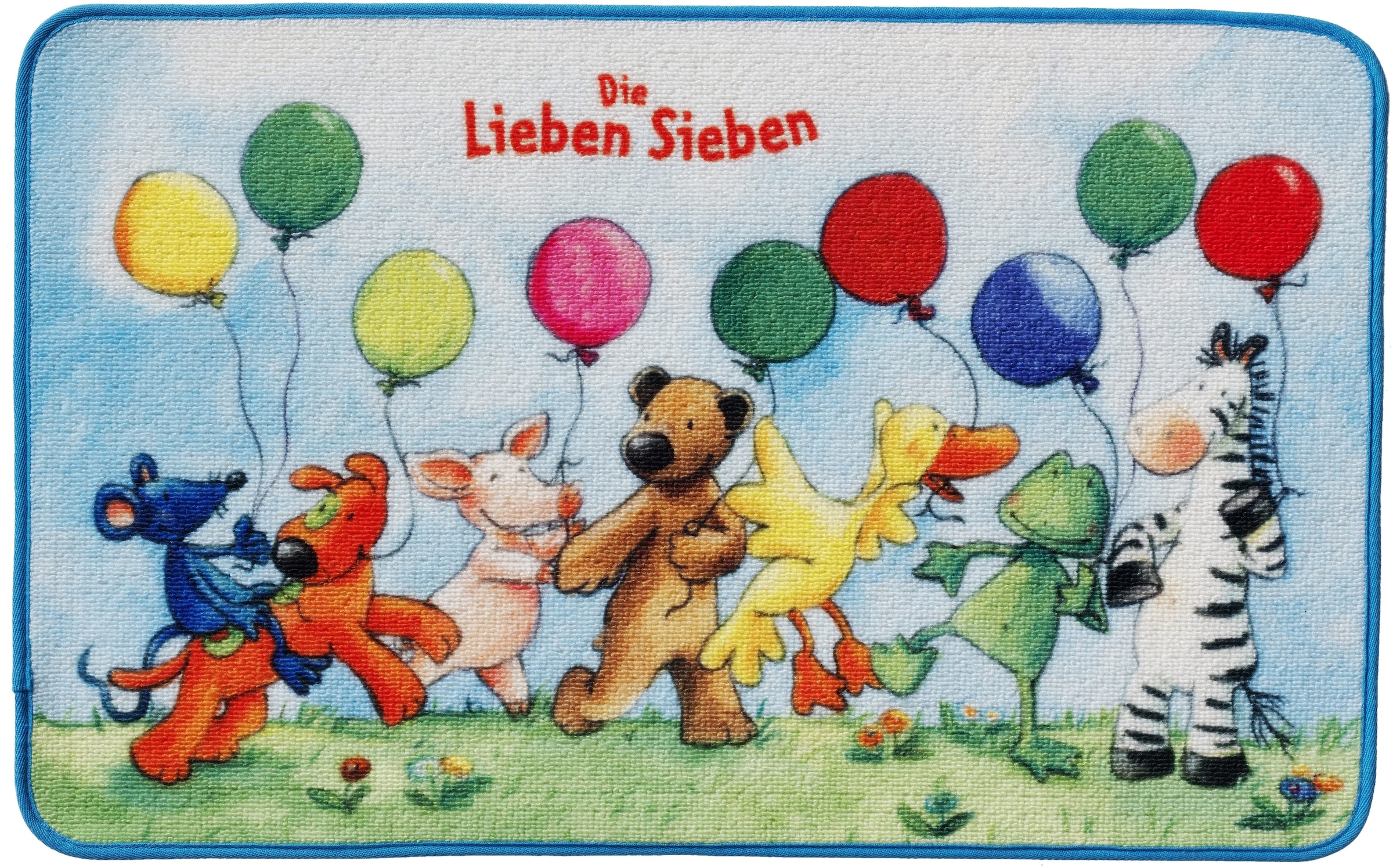 Die Lieben Sieben Fußmatte »LS-204«, rechteckig, Schmutzfangmatte, rutschhemmend beschichtet, Kinderzimmer