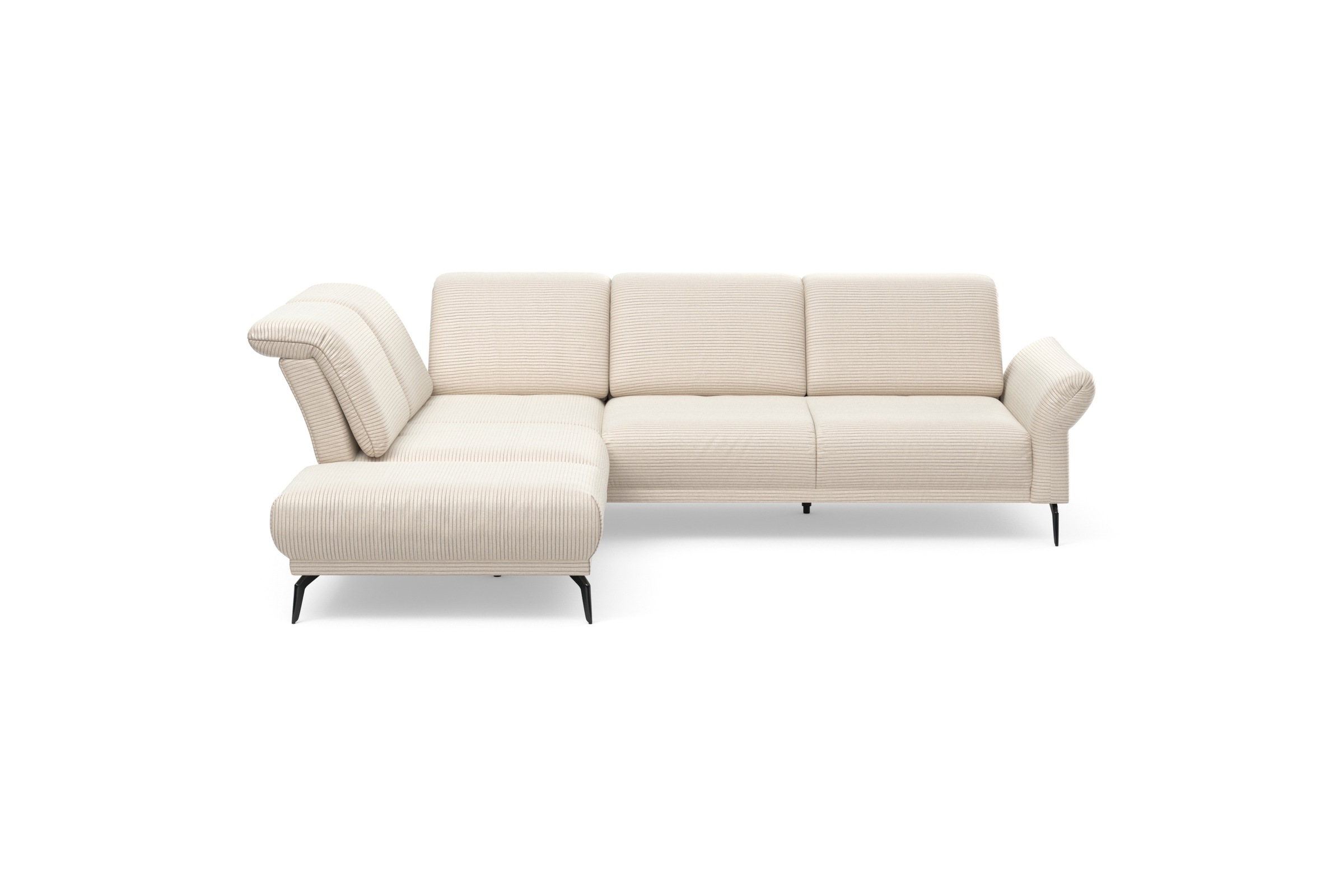 Home affaire Ecksofa "Coco L-Form" Sitztiefen-, Arm- und Kopfteilverstellun günstig online kaufen