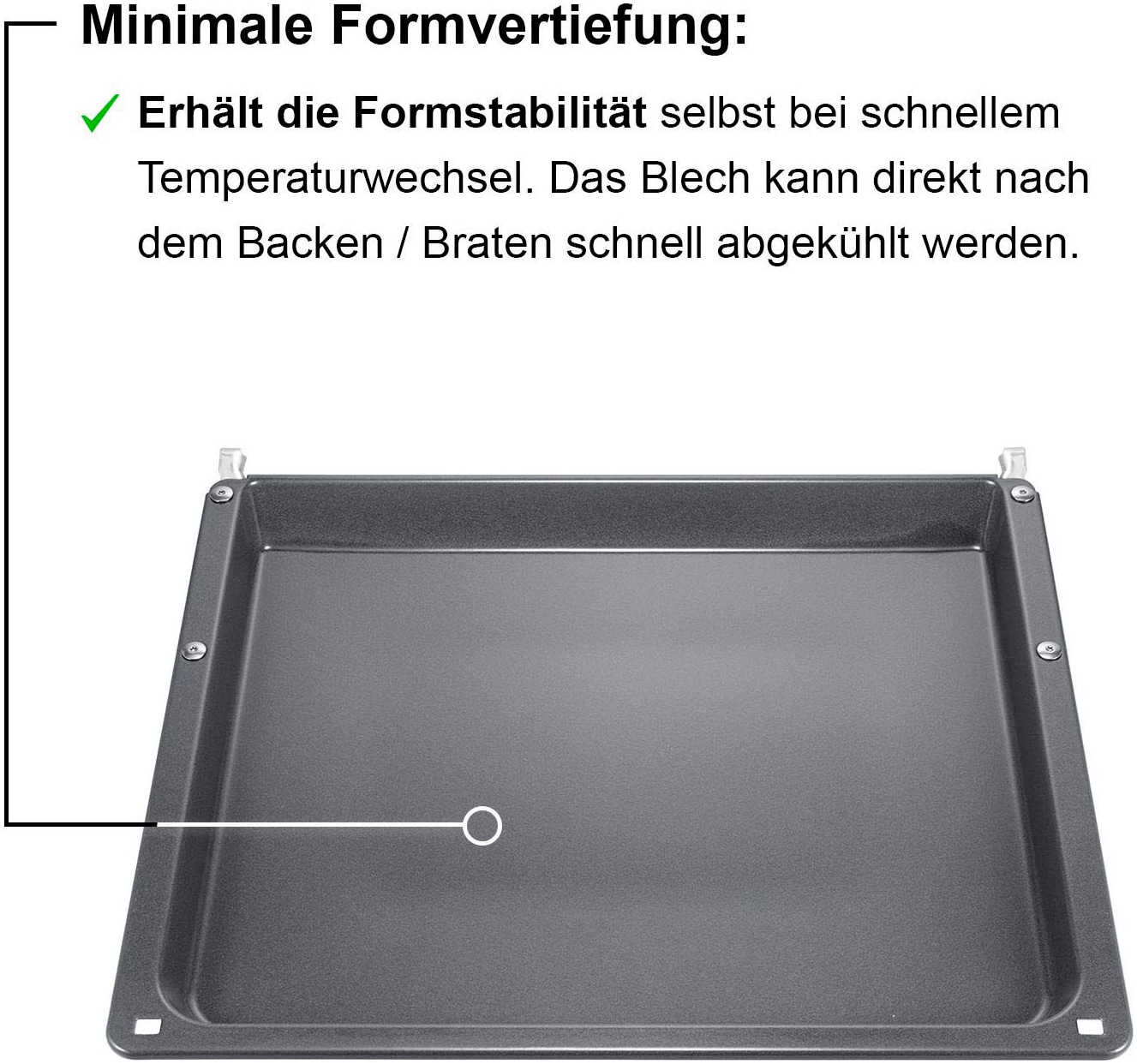 BOSCH Backblech »HEZ541000«, Stahl