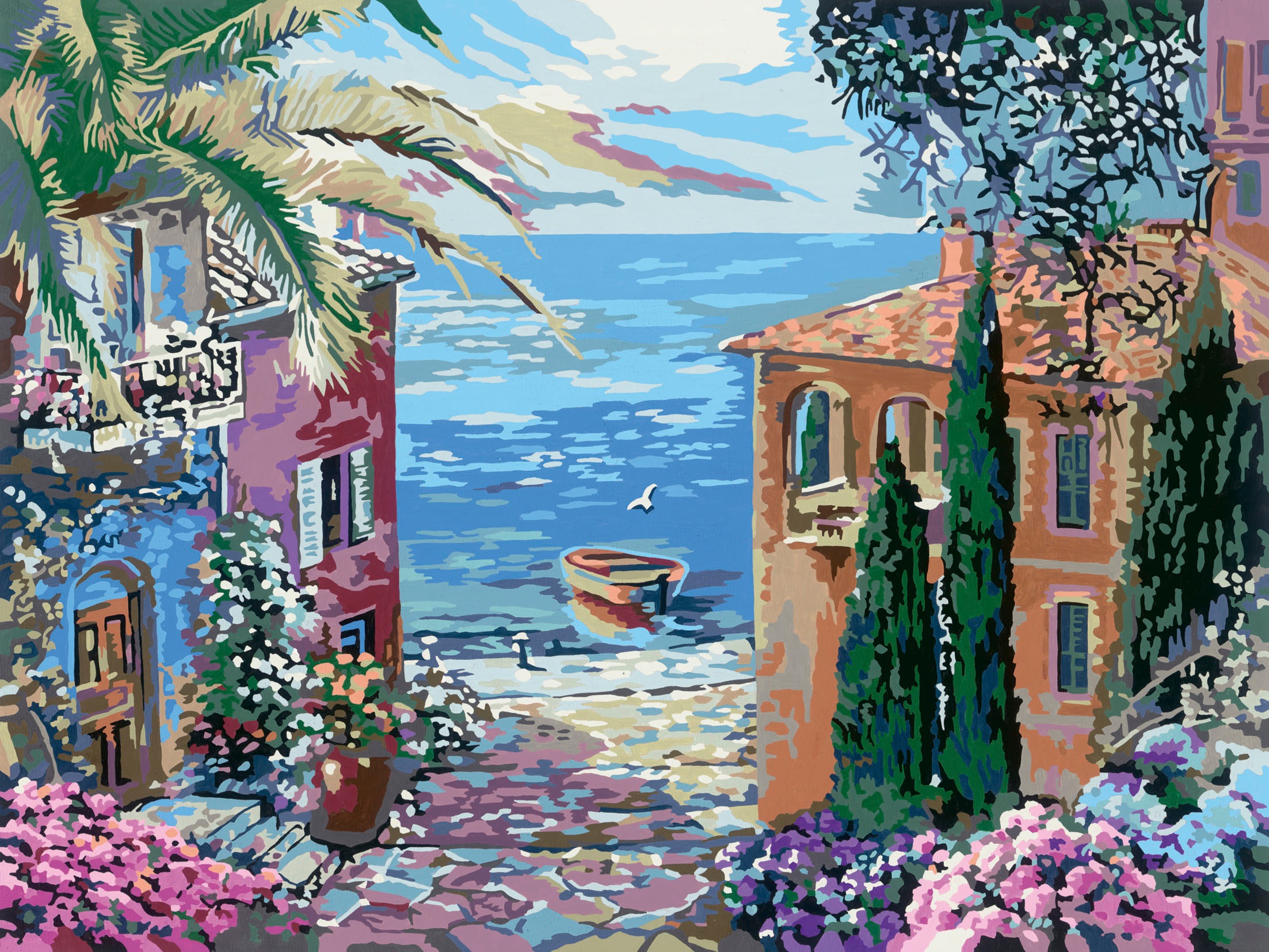 Ravensburger Malen nach Zahlen »CreArt, Mediterranean Landscape«, Made in Europe