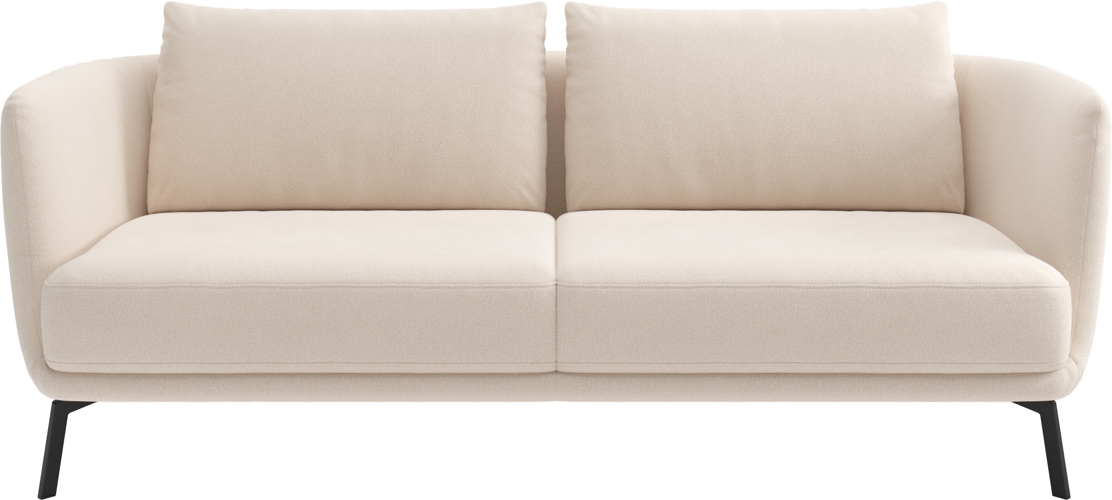 SCHÖNER WOHNEN-Kollektion 3-Sitzer "Pearl - 5 Jahre Hersteller-Garantie, auch in Bouclé" Maße (B/H/T): 210/71/91 cm, Füße Metall