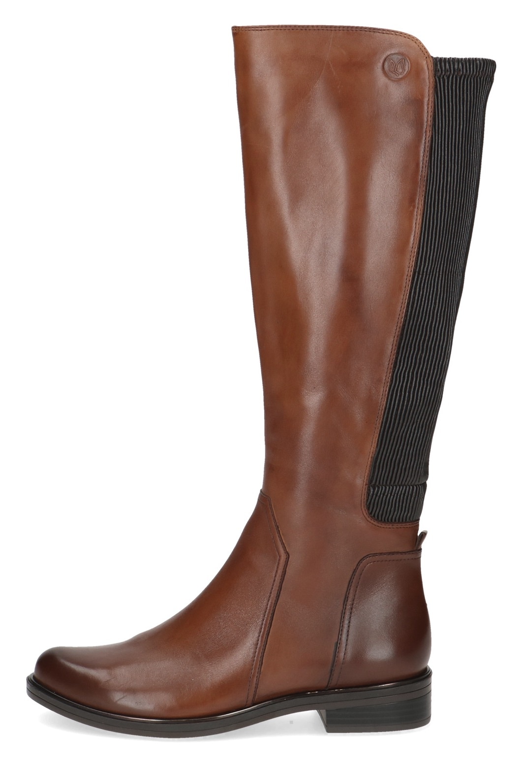 Caprice Stiefel, Blockabsatz, Langschäfter, Businessstiefel in bequemer Weite