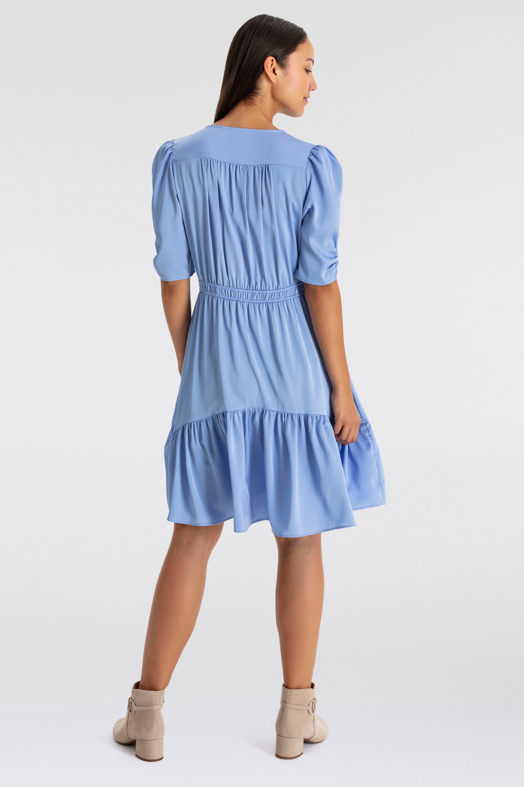 BOSS ORANGE Blusenkleid »Dizziano Premium Damenmode«, mit Raffungen