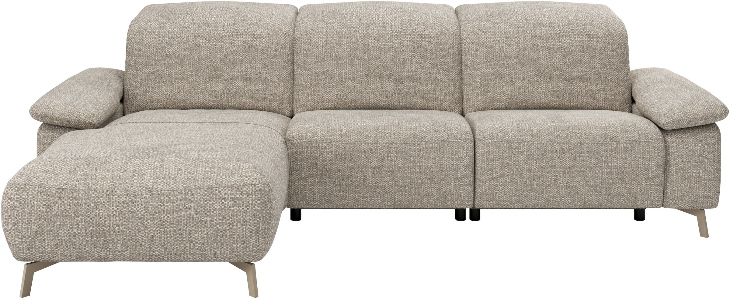 Musterring Ecksofa "MR 370, intelligenter Komfort im modernen Design" Optionale Relaxfunktion, flexible Kopfteile & klappbare Armlehnen