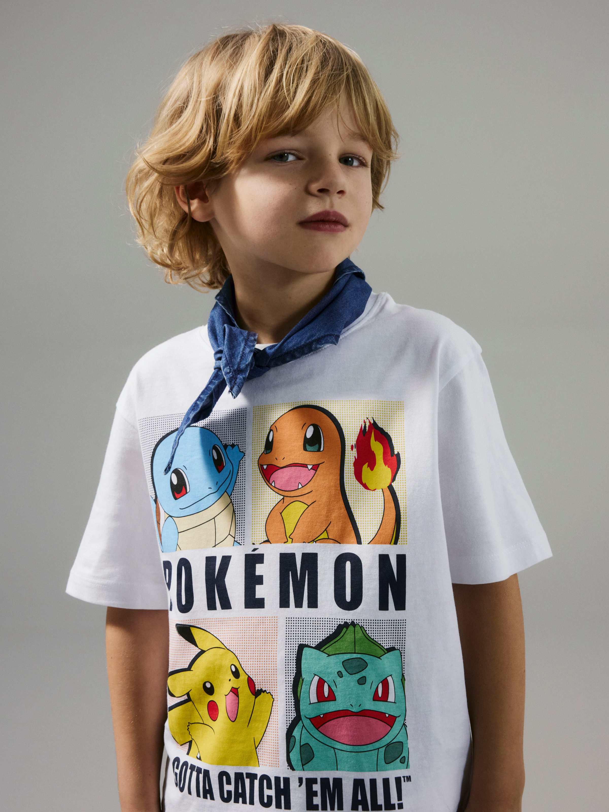 Name It T-Shirt »NKMDAZZ POKEMON NREG SS TOP BOX NOOS SKY«, mit großem Pokémon-Frontmotiv