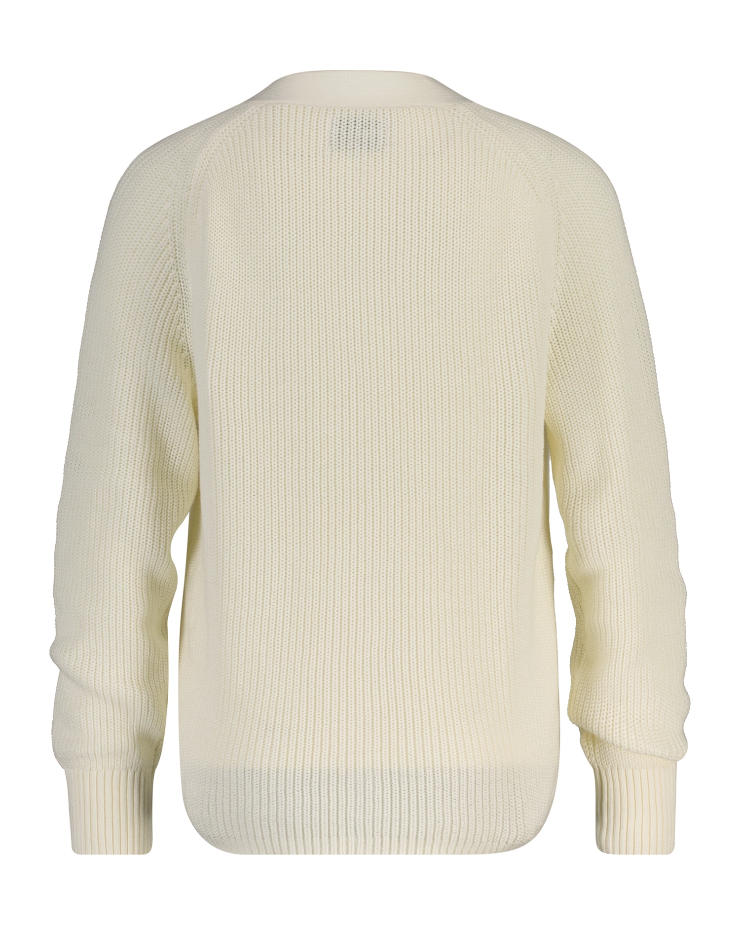 Gant Cardigan »RIBBED KNIT COTTON« Regular fit mit V-Ausschnitt