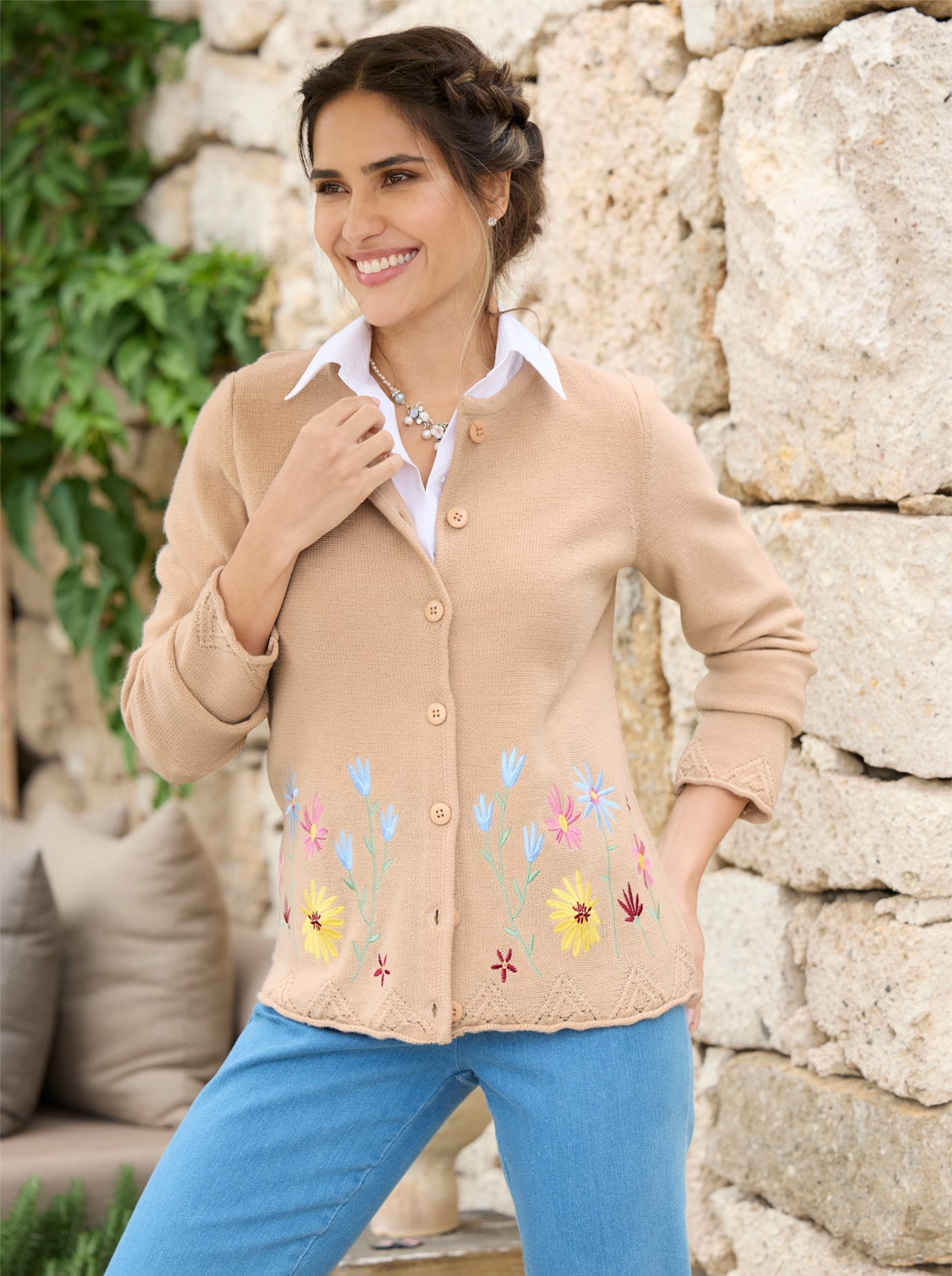 Classic Basics Strickjacke