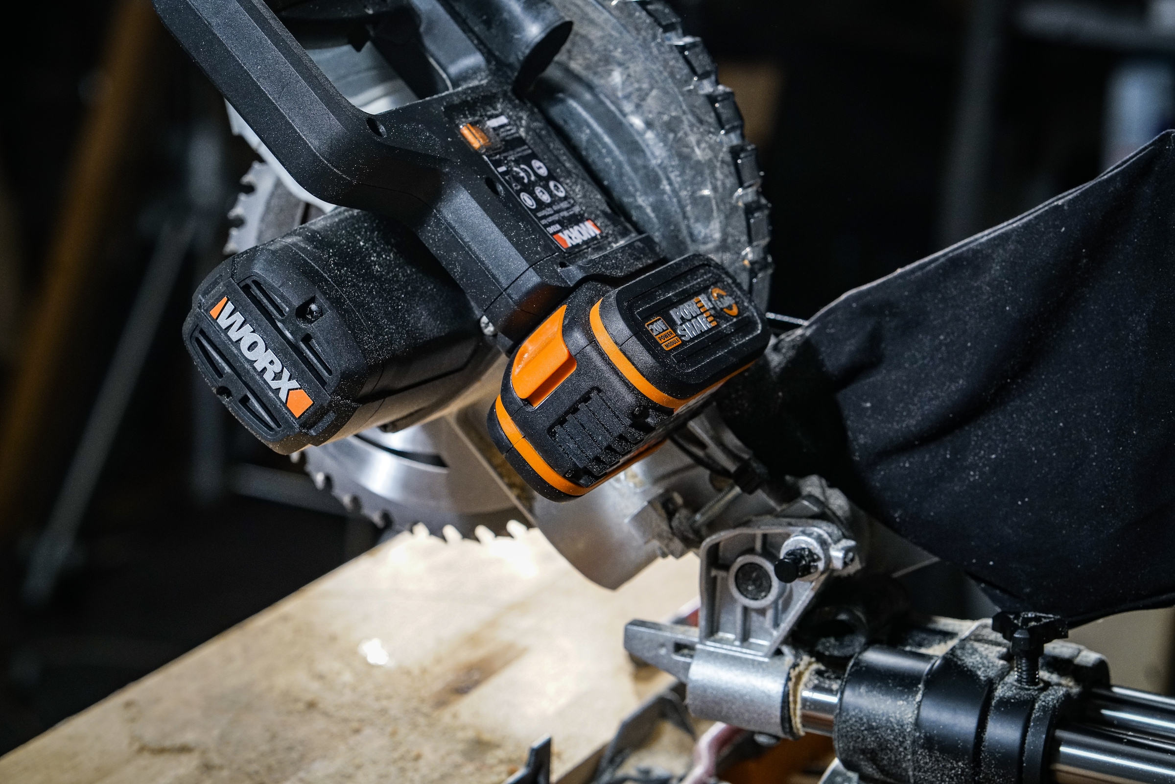 Worx Paneelsäge »WX845.9 NITRO«, multifunktional, 0-45° Schrägschnitte, ohne Akku & Ladegerät