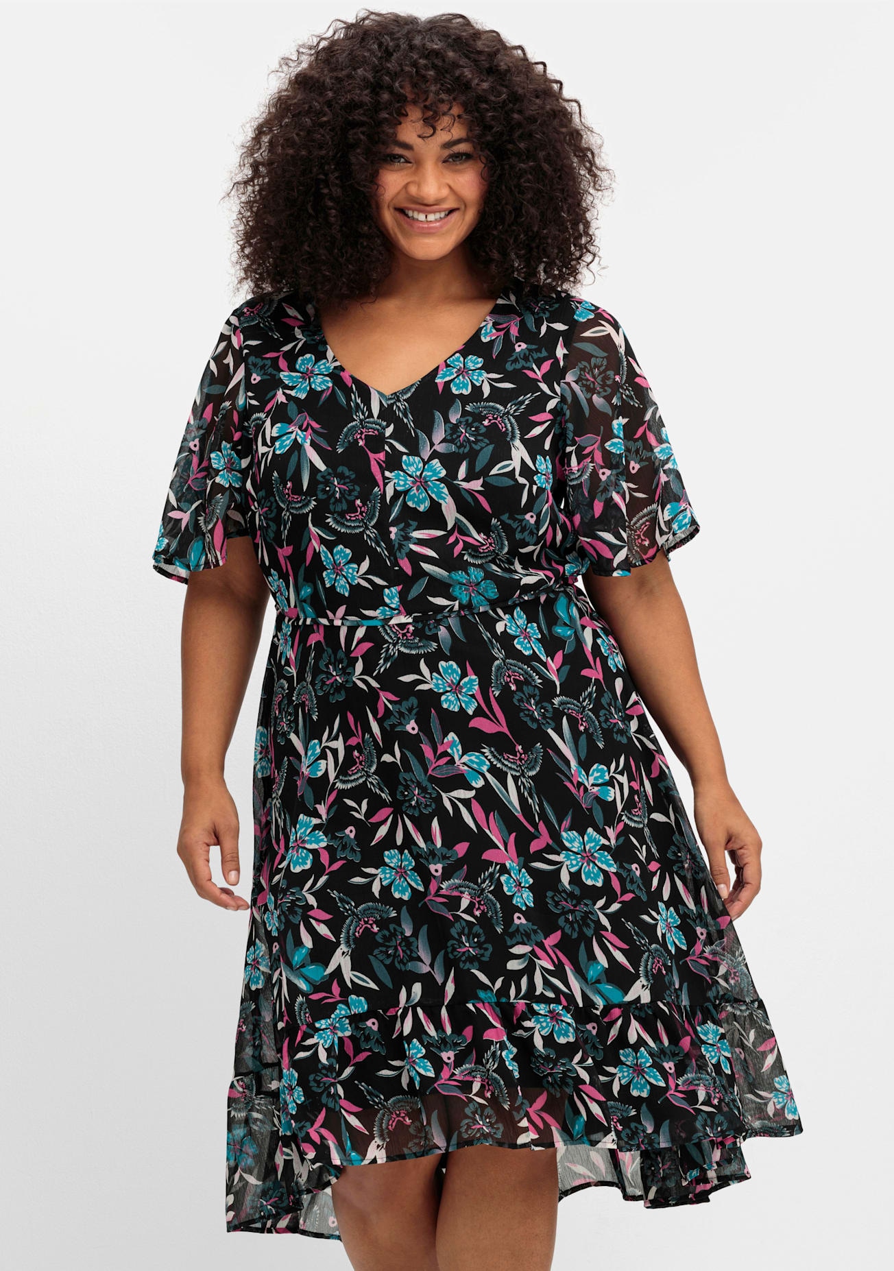 sheego by Joe Browns Chiffonkleid "Chiffonkleid" günstig online kaufen