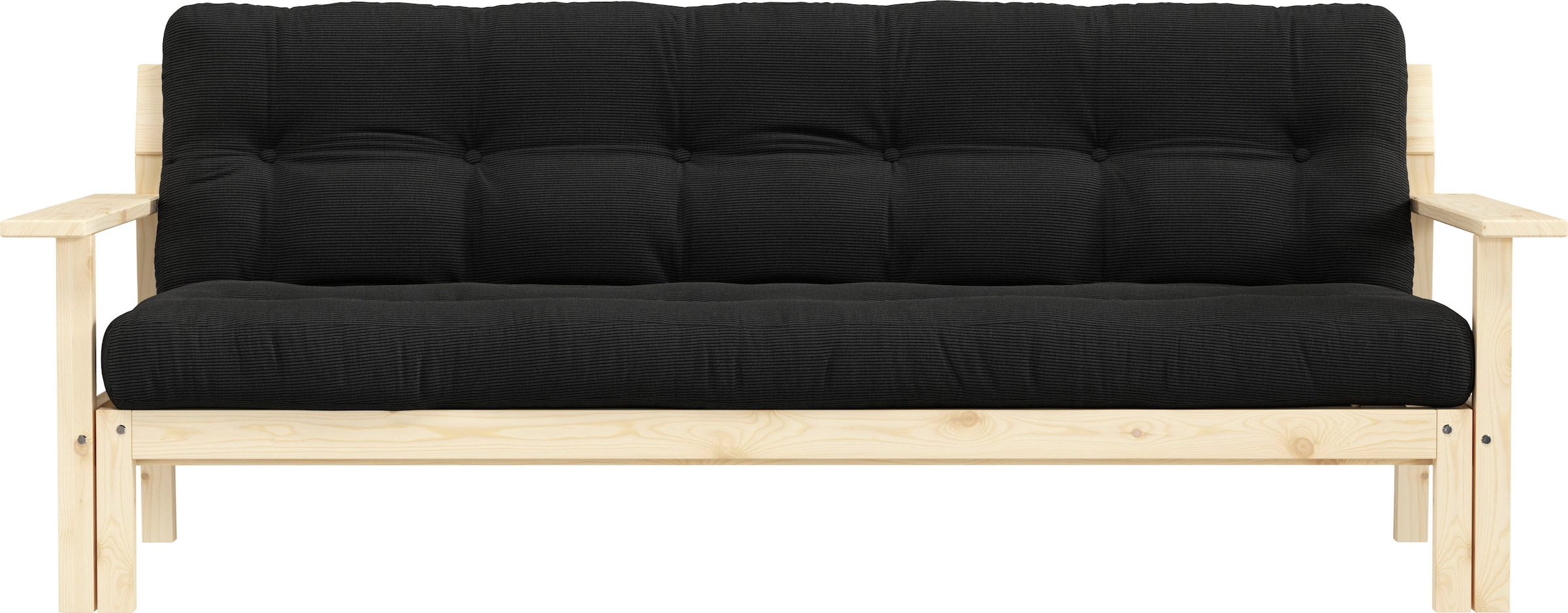 Karup Design Schlafsofa "Unwind", Mit Holzstruktur, inkl. Futonmatratze, Liegefläche 130x190 cm