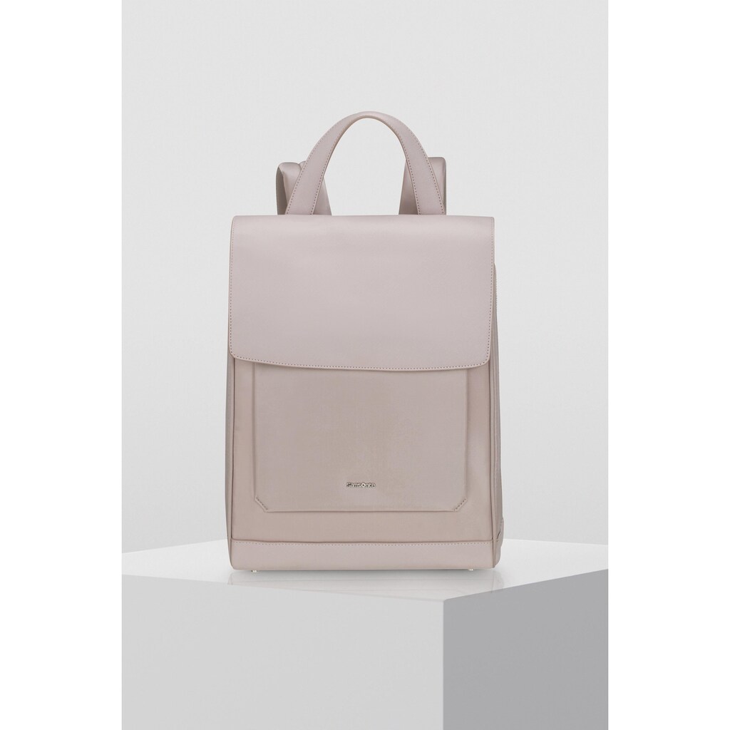 Samsonite Laptoprucksack »Zalia 2.0 Flap, stone grey«