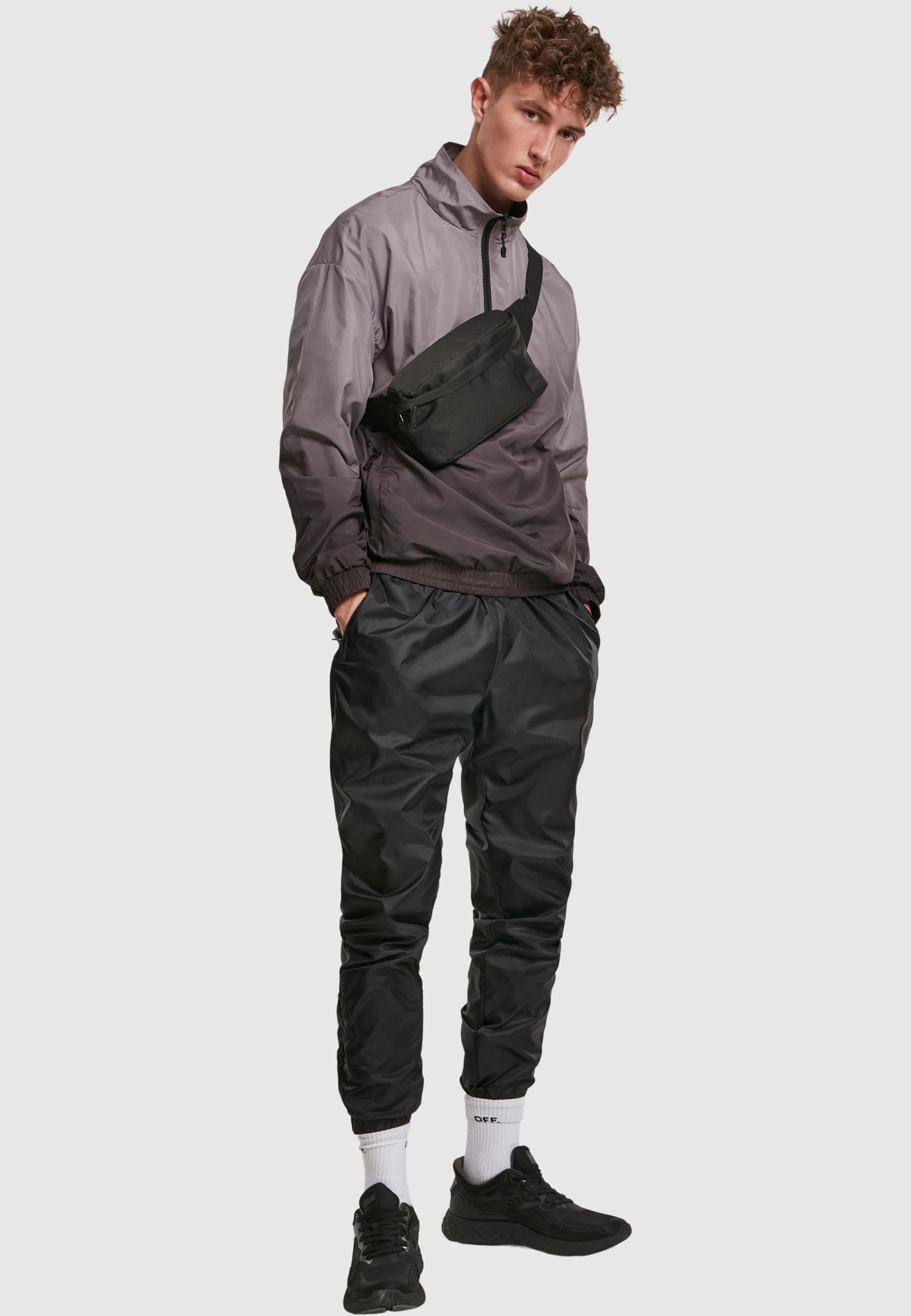 URBAN CLASSICS Allwetterjacke »Urban Classics Herren Gradient Pull Over Jacket«, (1 St.), ohne Kapuze