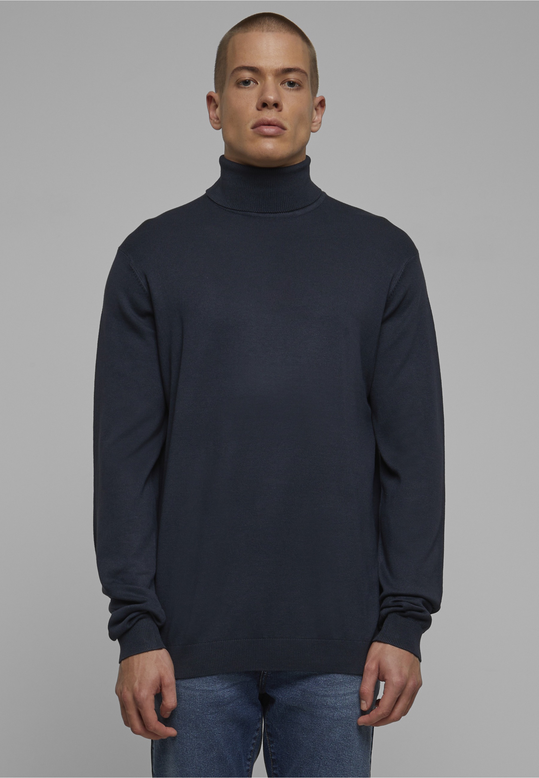 URBAN CLASSICS Rundhalspullover »Urban Classics Herren Knitted Turtleneck Sweater« 1 Stk.