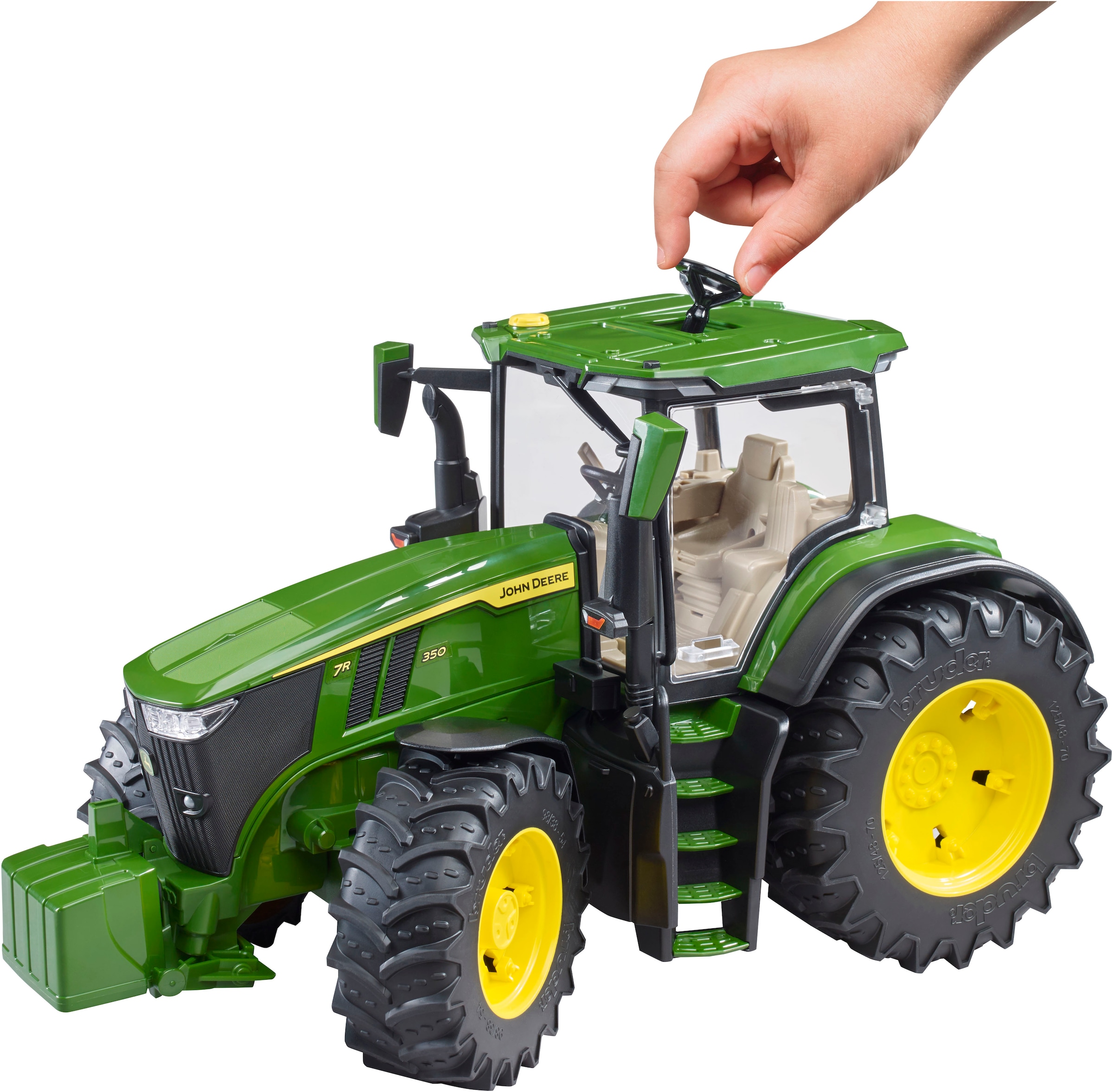Bruder® Spielzeug-Traktor »John Deere 7R350 (03150)«, Made in Europe
