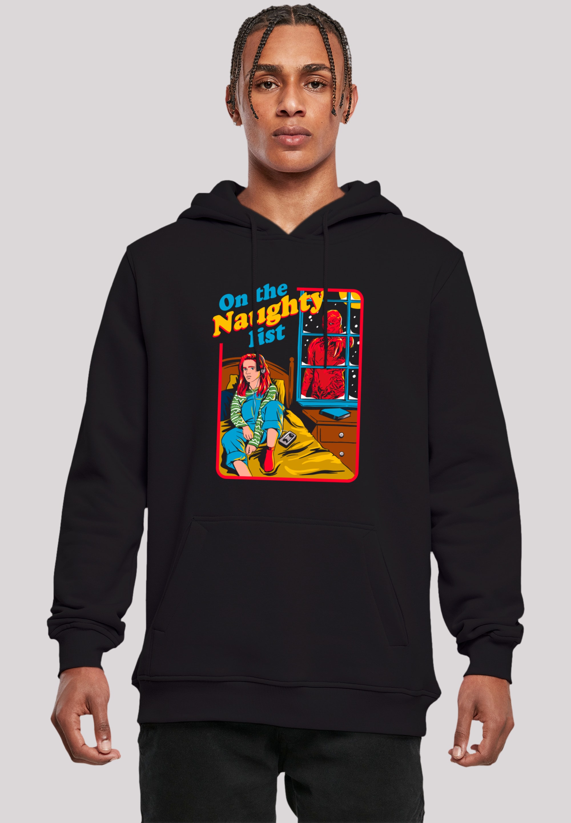 F4NT4STIC Kapuzenpullover "Stranger Things Naughty List Netflix TV Series", Premium Qualität