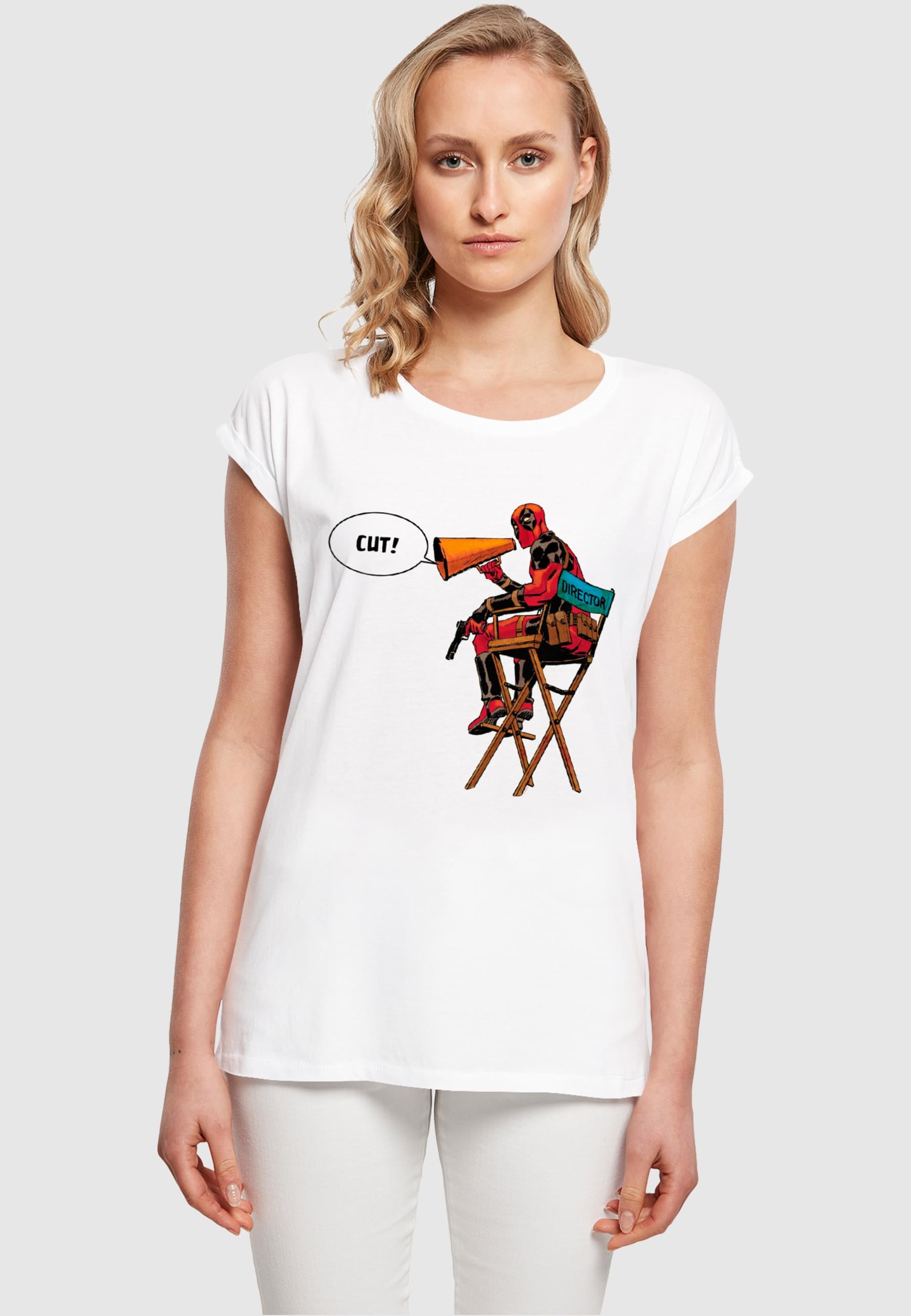 ABSOLUTE CULT T-Shirt "ABSOLUTE CULT Damen Ladies Deadpool - Directors Chai günstig online kaufen