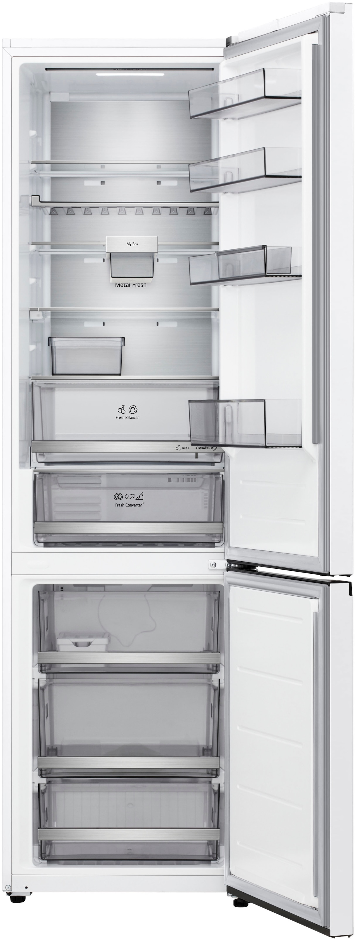 LG Kühl-/Gefrierkombination »GBBS726ASW« 203 cm hoch 59,5 cm breit 0 Grad Zone und Total NoFrost