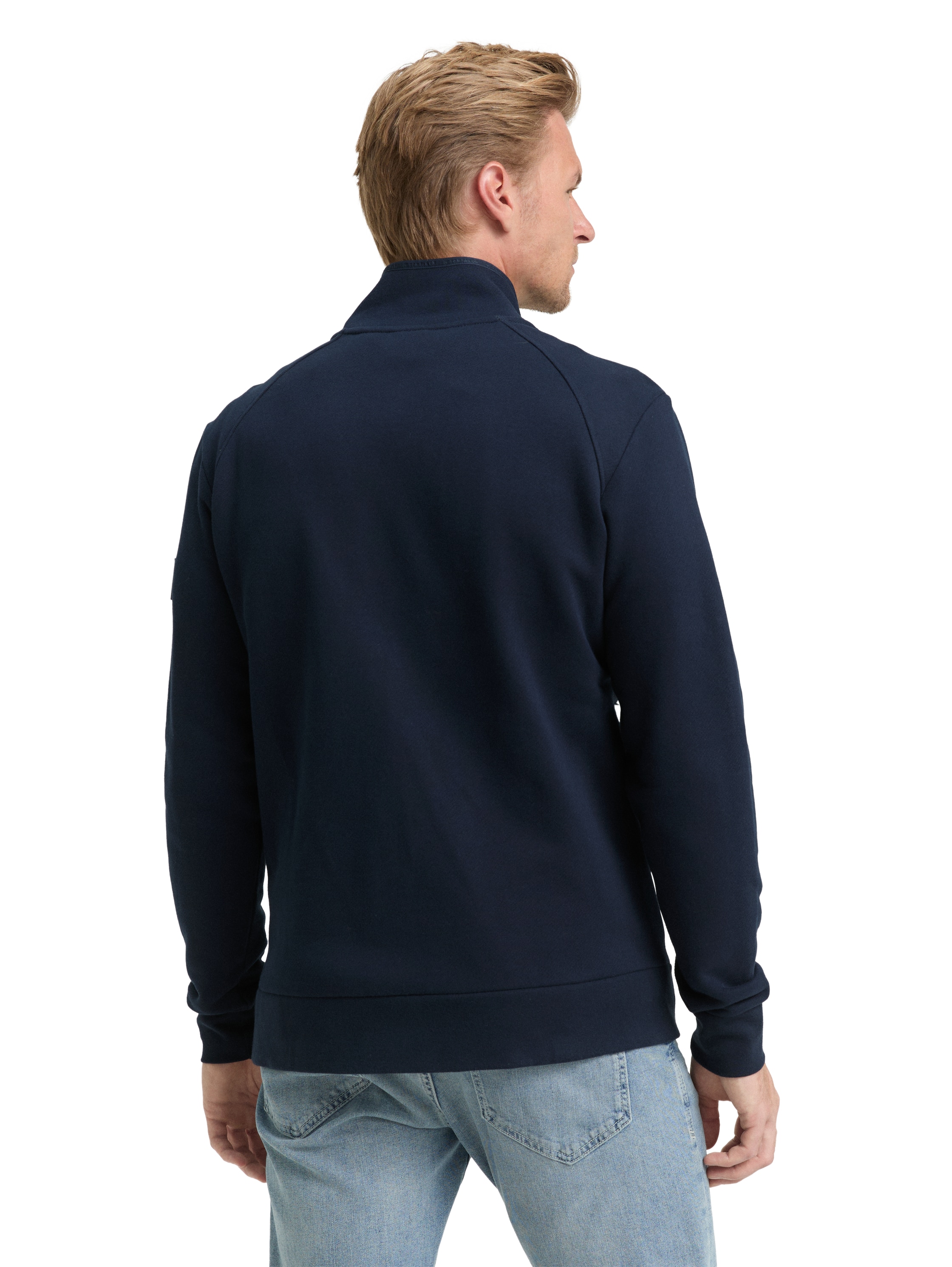 Thumbnail - TOM TAILOR Sweatjacke mit Logo Stickerei