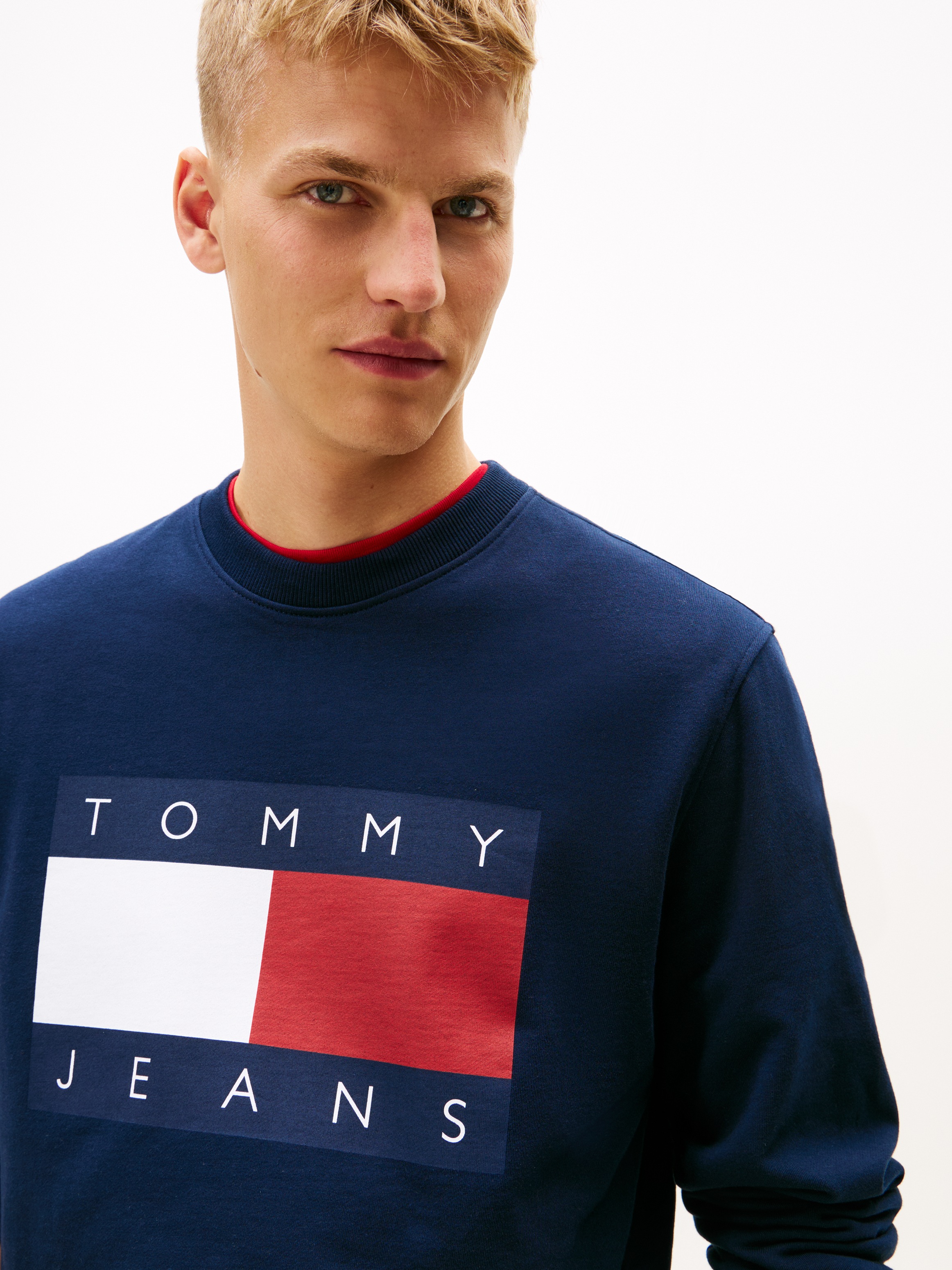 Tommy Jeans Sweatshirt "TJM BIG FLAG CREWNECK", regular fit günstig online kaufen