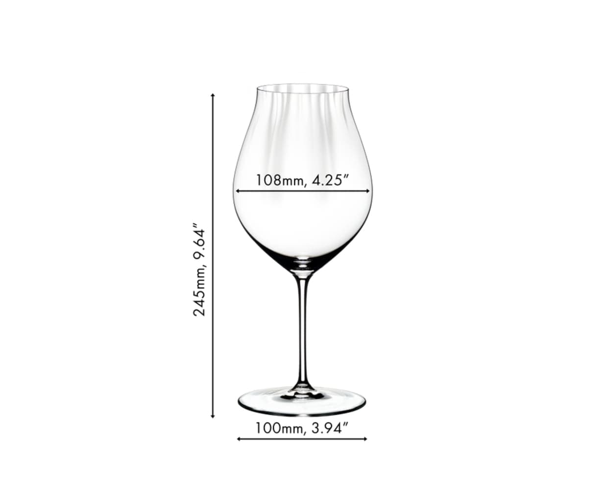 RIEDEL THE WINE GLASS COMPANY Rotweinglas »Pinot Noir Gläser Performance 830 ml 2er Set transparent« Spülmaschinengeeignet