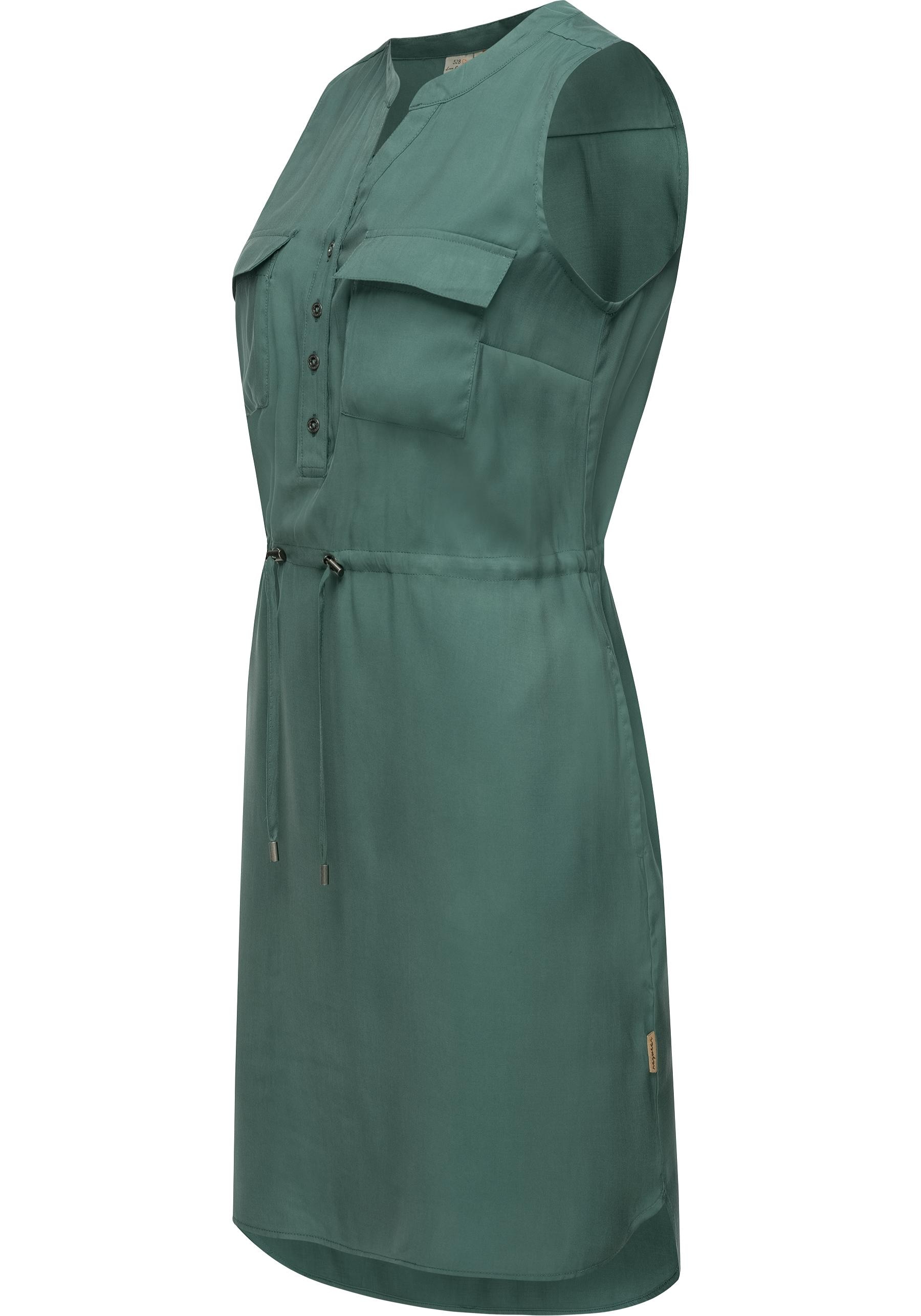 Ragwear Blusenkleid »Roissin«, stylisches Sommerkleid mit Bindeband