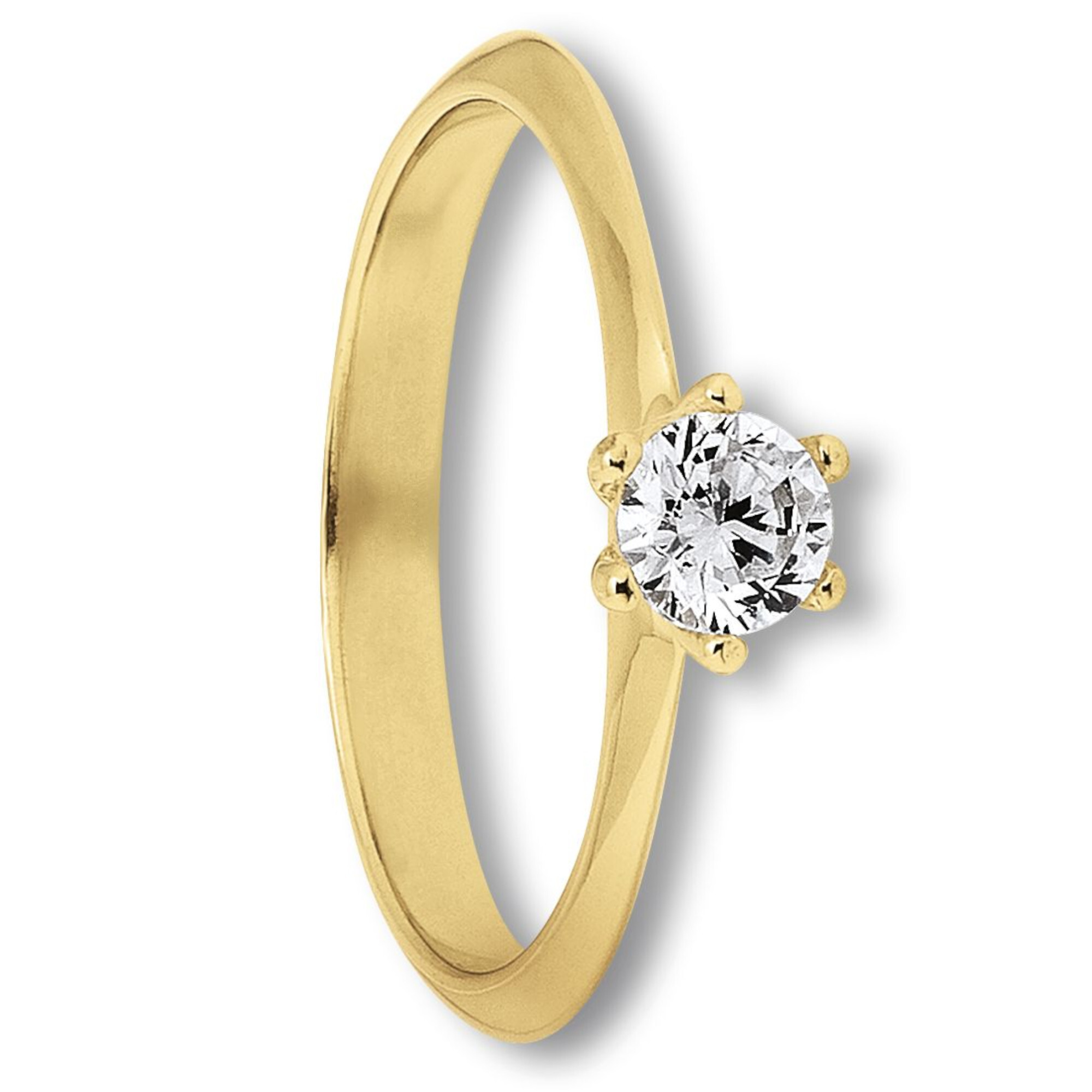 Goldring »Zirkonia Ring aus 333 Gelbgold«, Damen Gold Schmuck